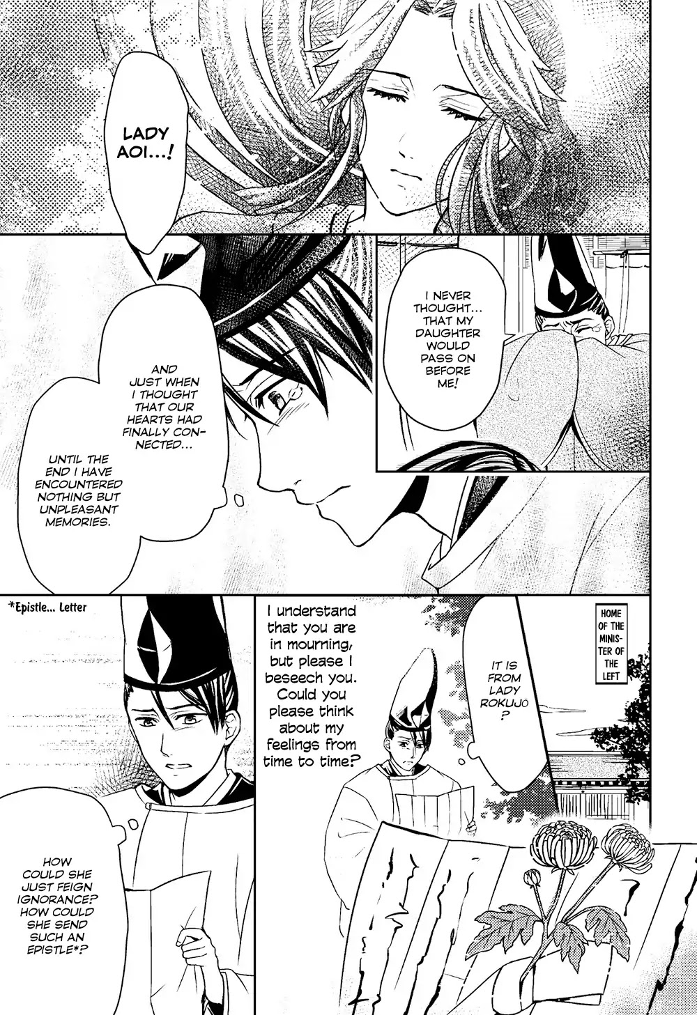 Manga de Yomu Genji Monogatari Chapter 3 page 13 - Chapter 3: Futile Feelings