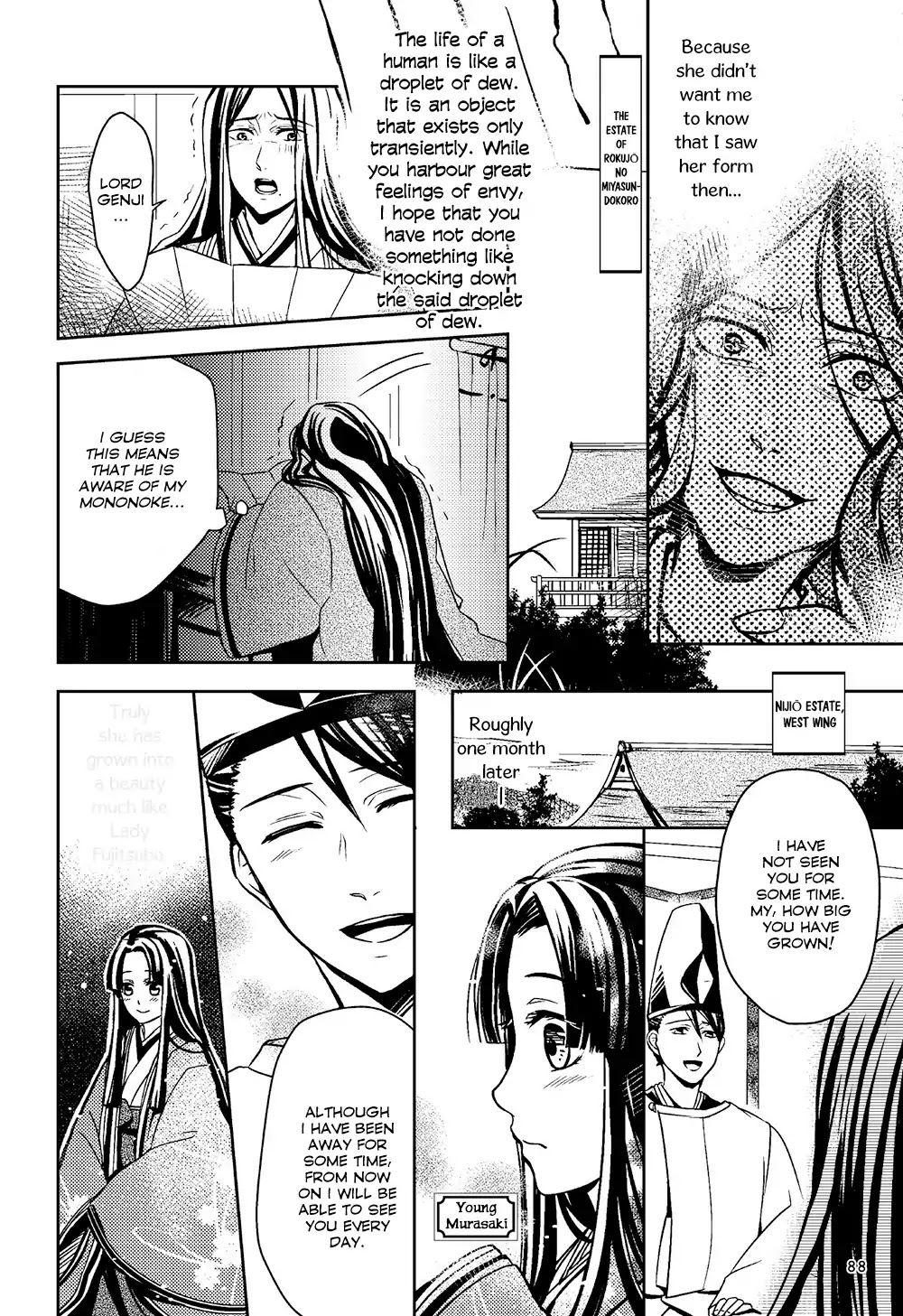 Manga de Yomu Genji Monogatari Chapter 3 page 14 - Chapter 3: Futile Feelings