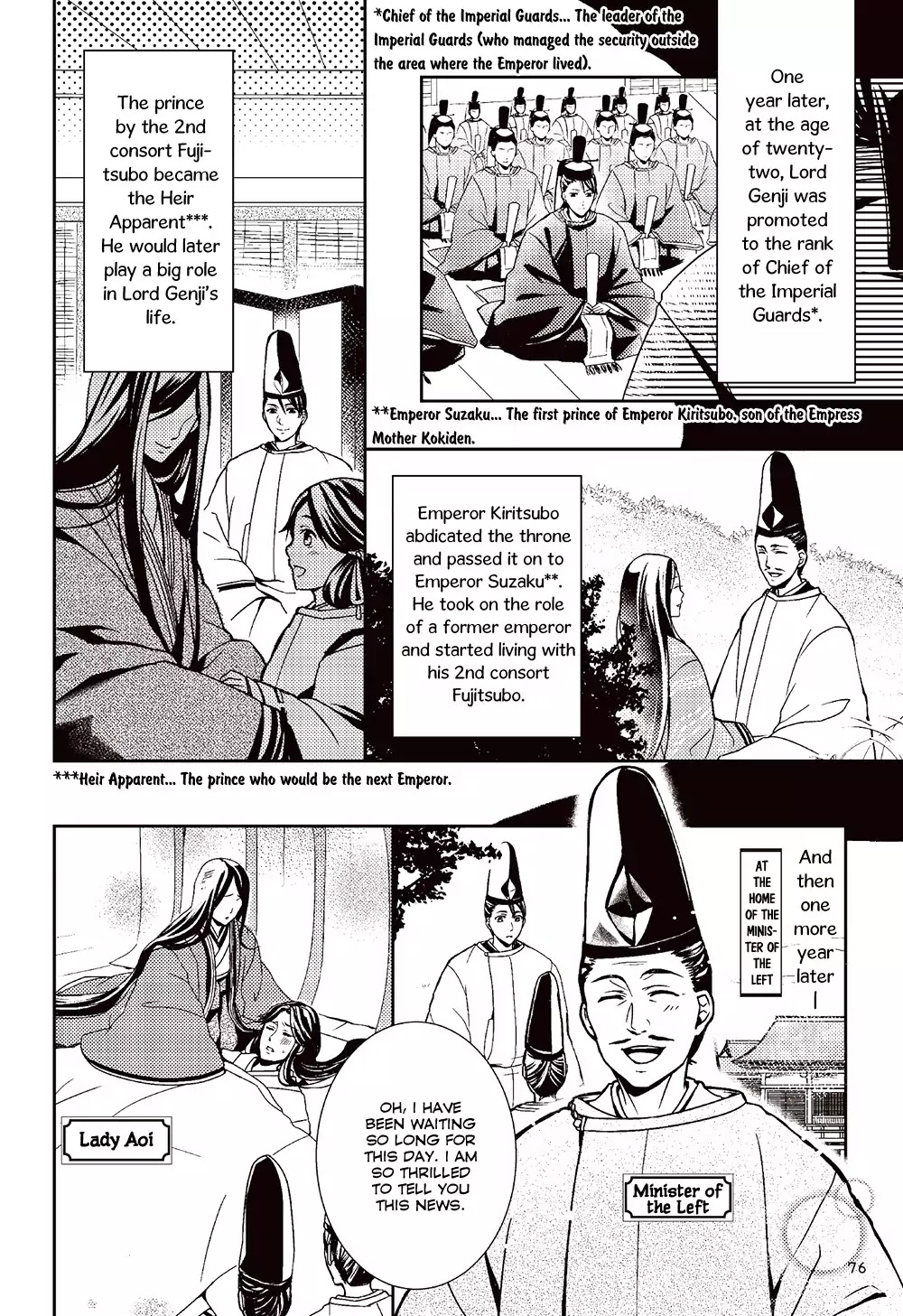 Manga de Yomu Genji Monogatari Chapter 3 page 2 - Chapter 3: Futile Feelings