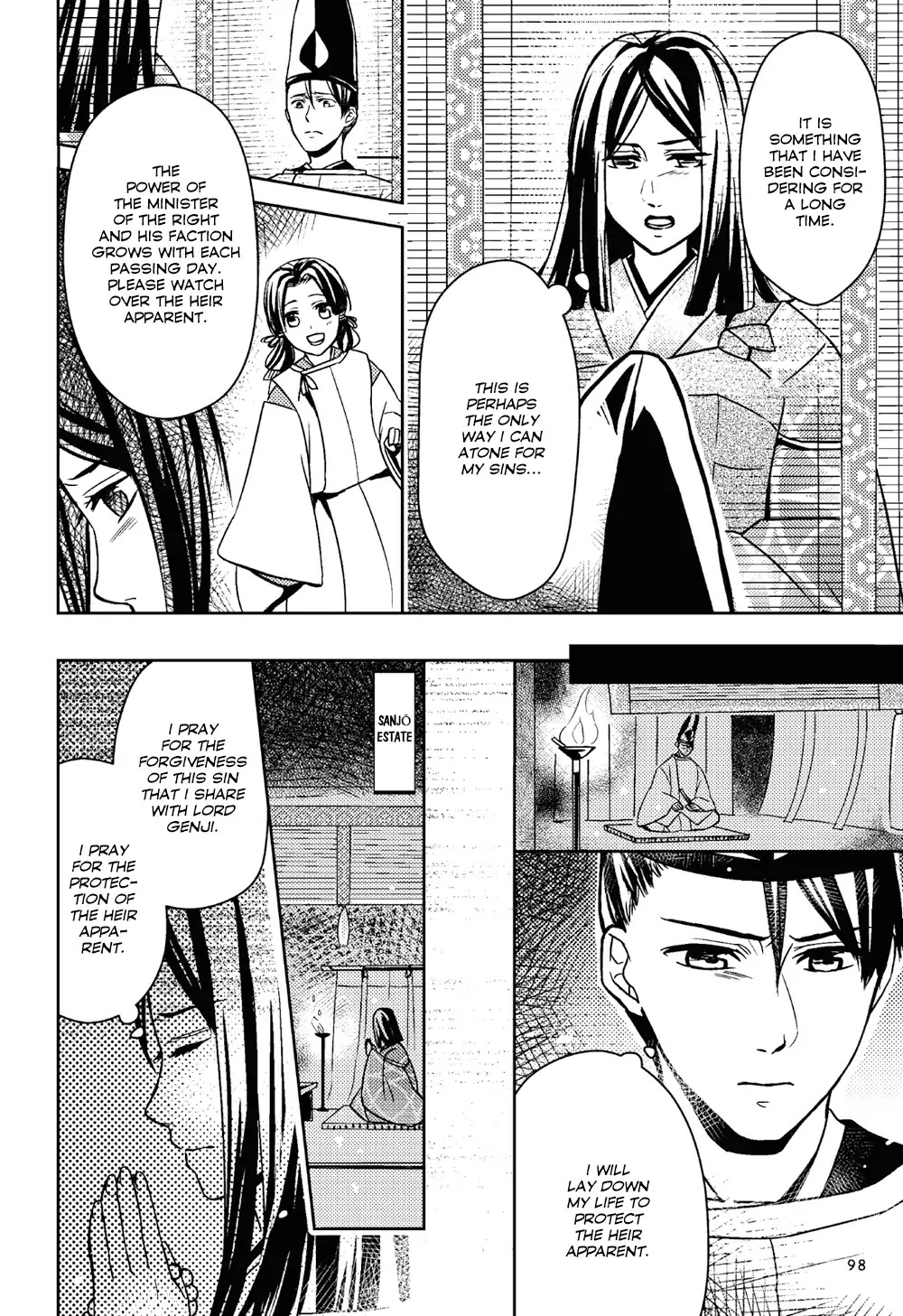 Manga de Yomu Genji Monogatari Chapter 3 page 24 - Chapter 3: Futile Feelings