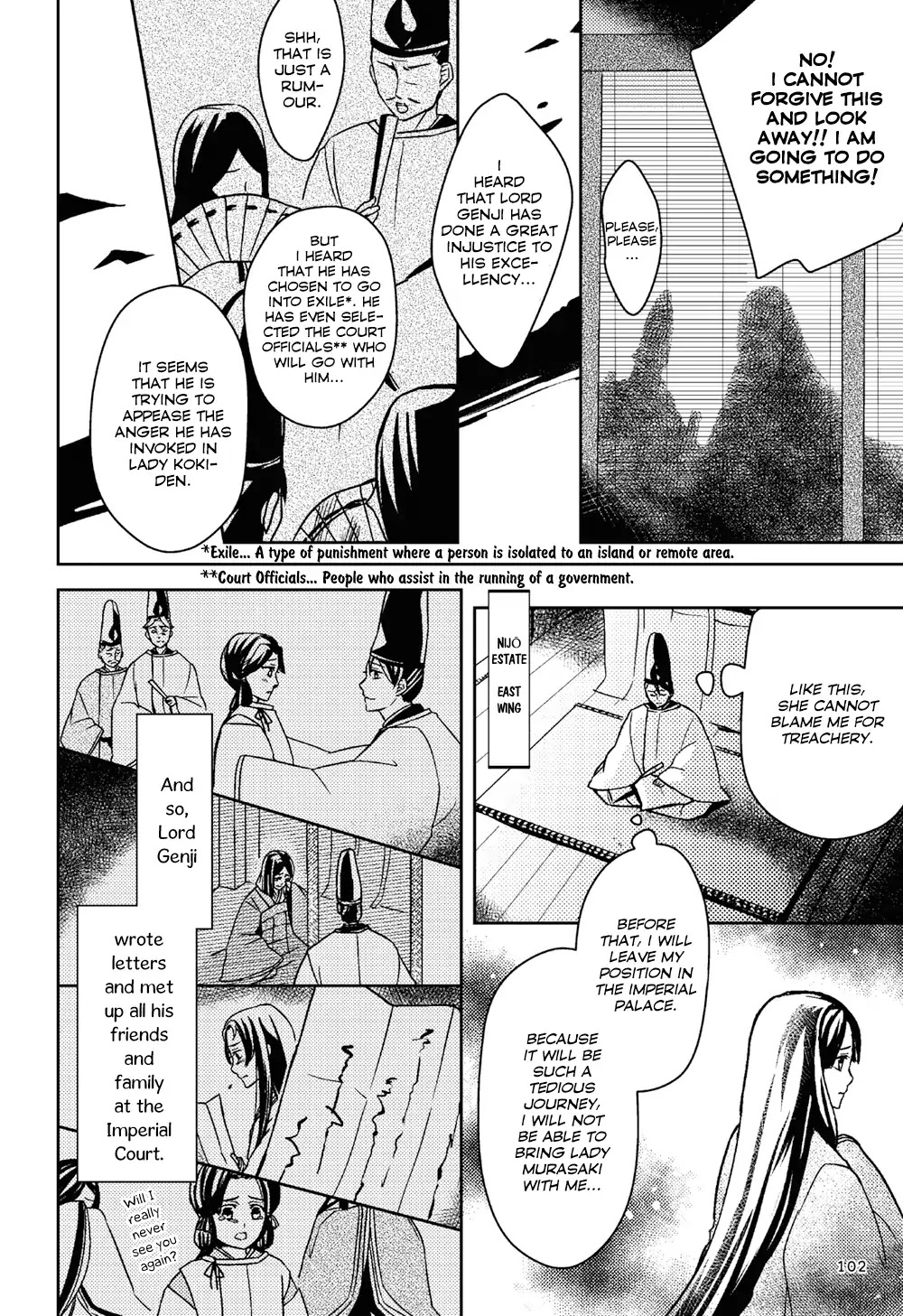 Manga de Yomu Genji Monogatari Chapter 3 page 28 - Chapter 3: Futile Feelings