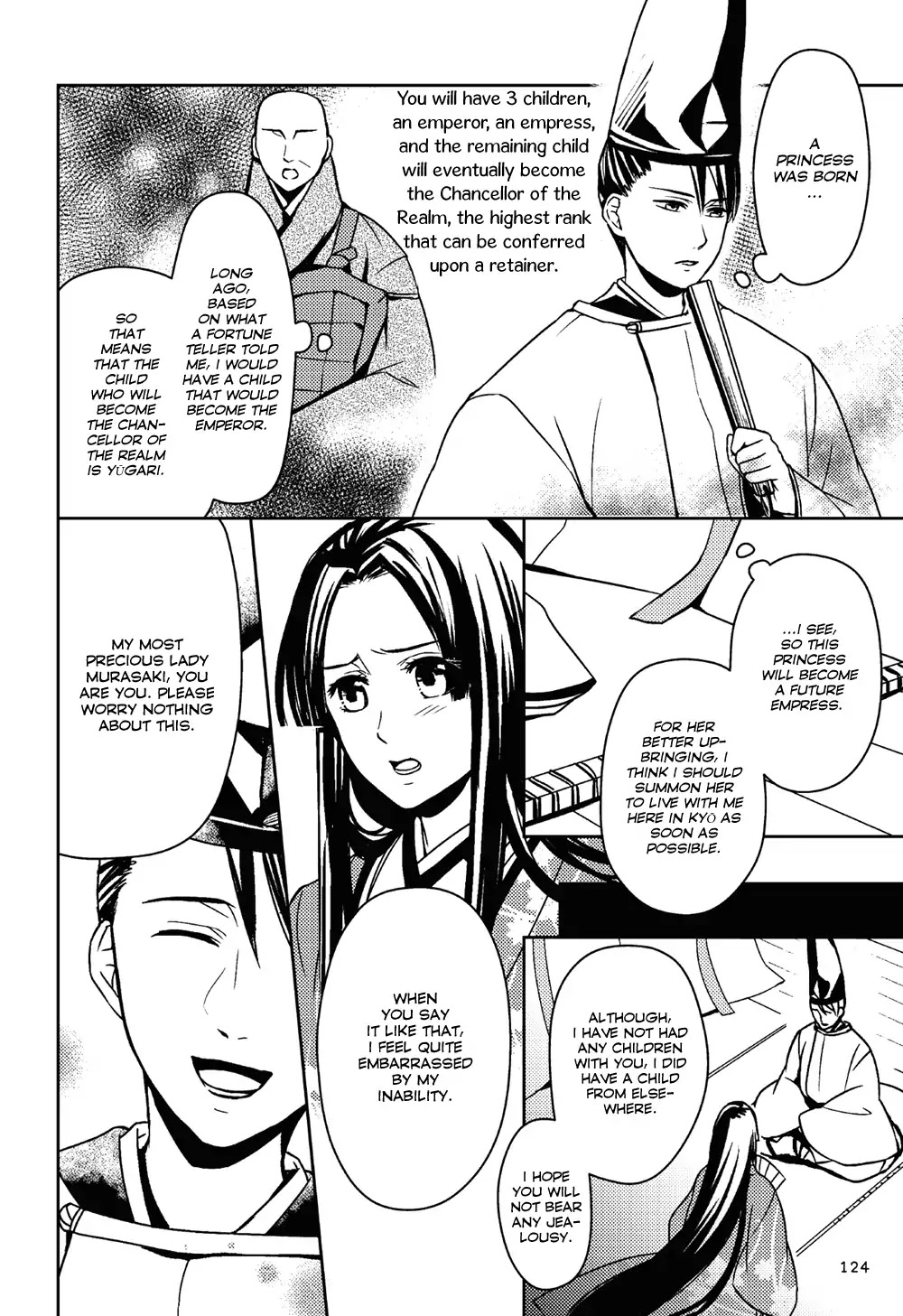Manga de Yomu Genji Monogatari Chapter 4 page 14 - Chapter 4: Exile to Suma
