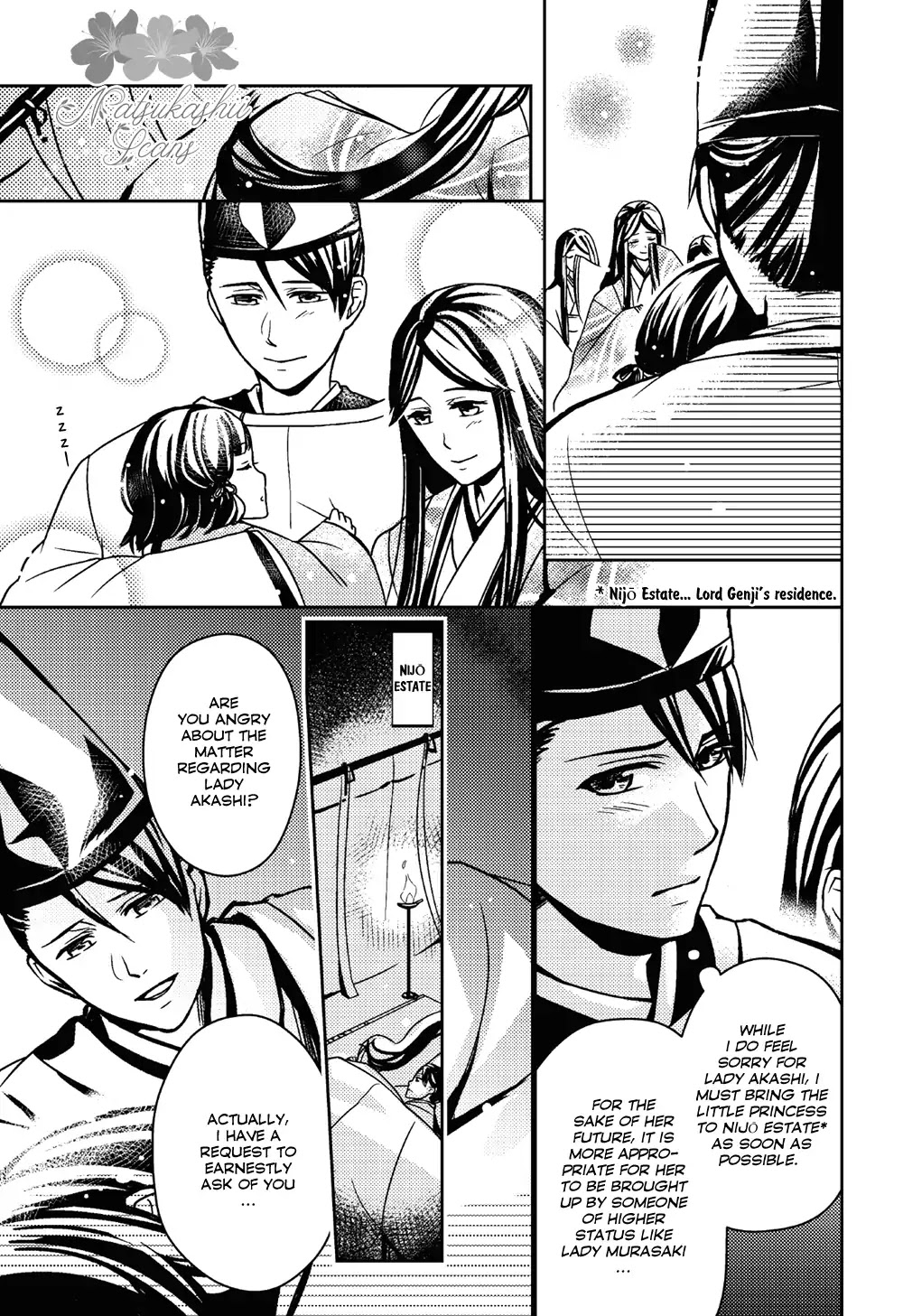 Manga de Yomu Genji Monogatari Chapter 4 page 21 - Chapter 4: Exile to Suma