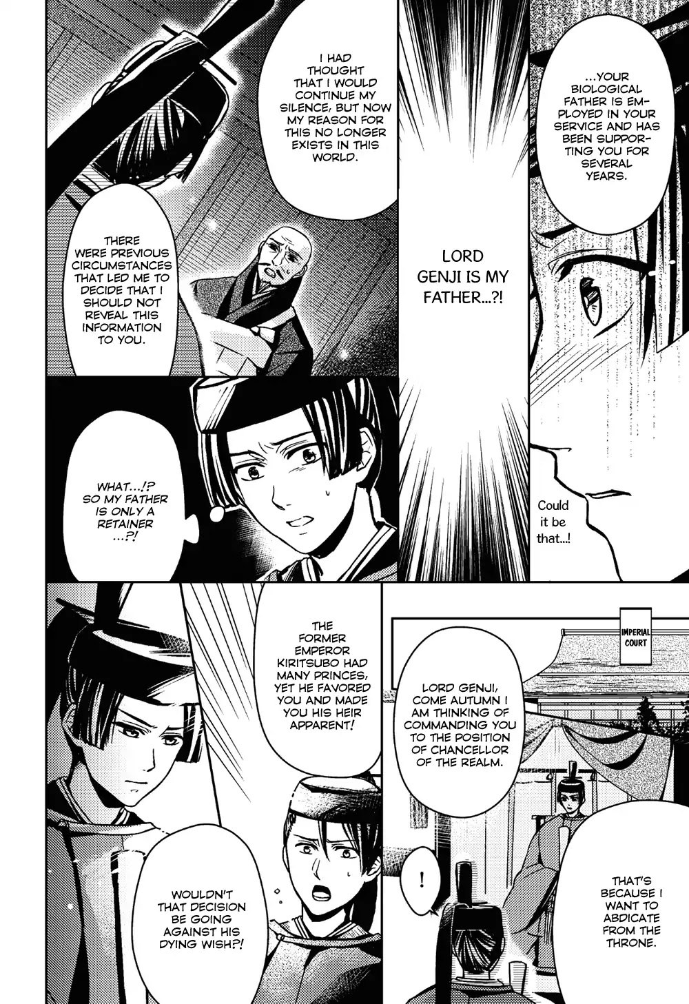Manga de Yomu Genji Monogatari Chapter 4 page 28 - Chapter 4: Exile to Suma
