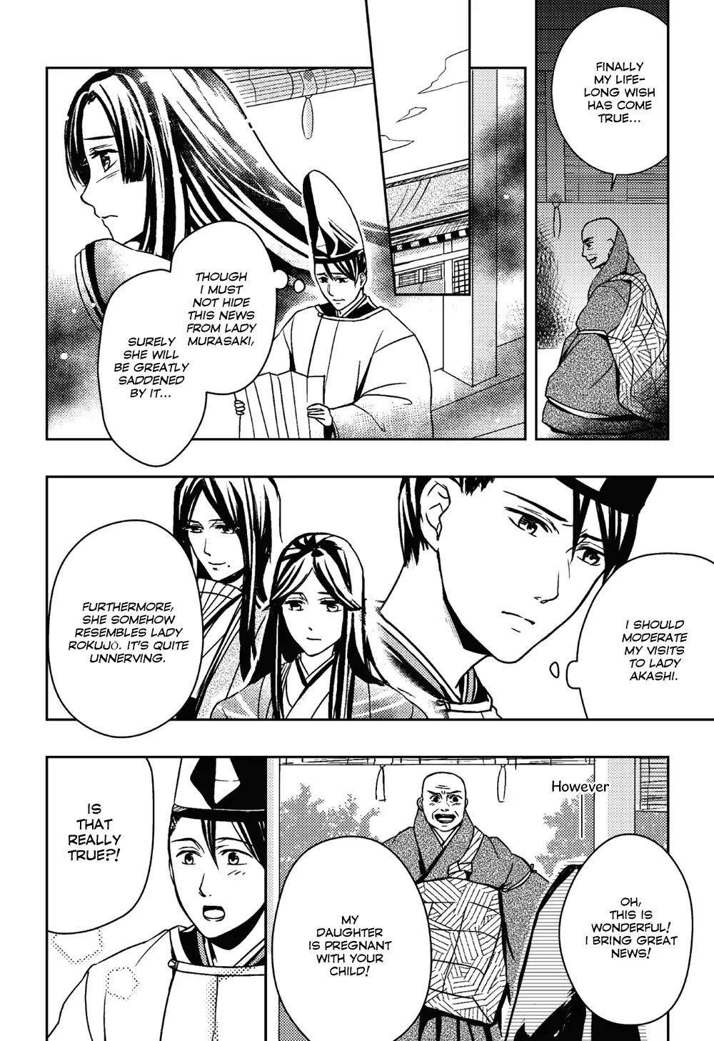 Manga de Yomu Genji Monogatari Chapter 4 page 8 - Chapter 4: Exile to Suma