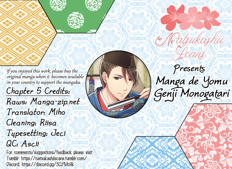 Manga de Yomu Genji Monogatari Chapter 5 page 1 - Chapter 5: At the Peak of Glory