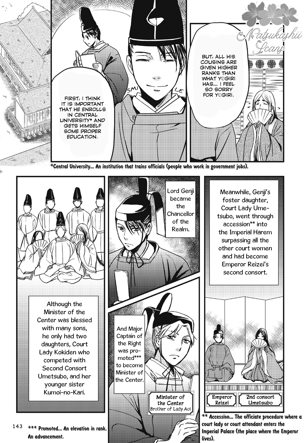 Manga de Yomu Genji Monogatari Chapter 5 page 4 - Chapter 5: At the Peak of Glory