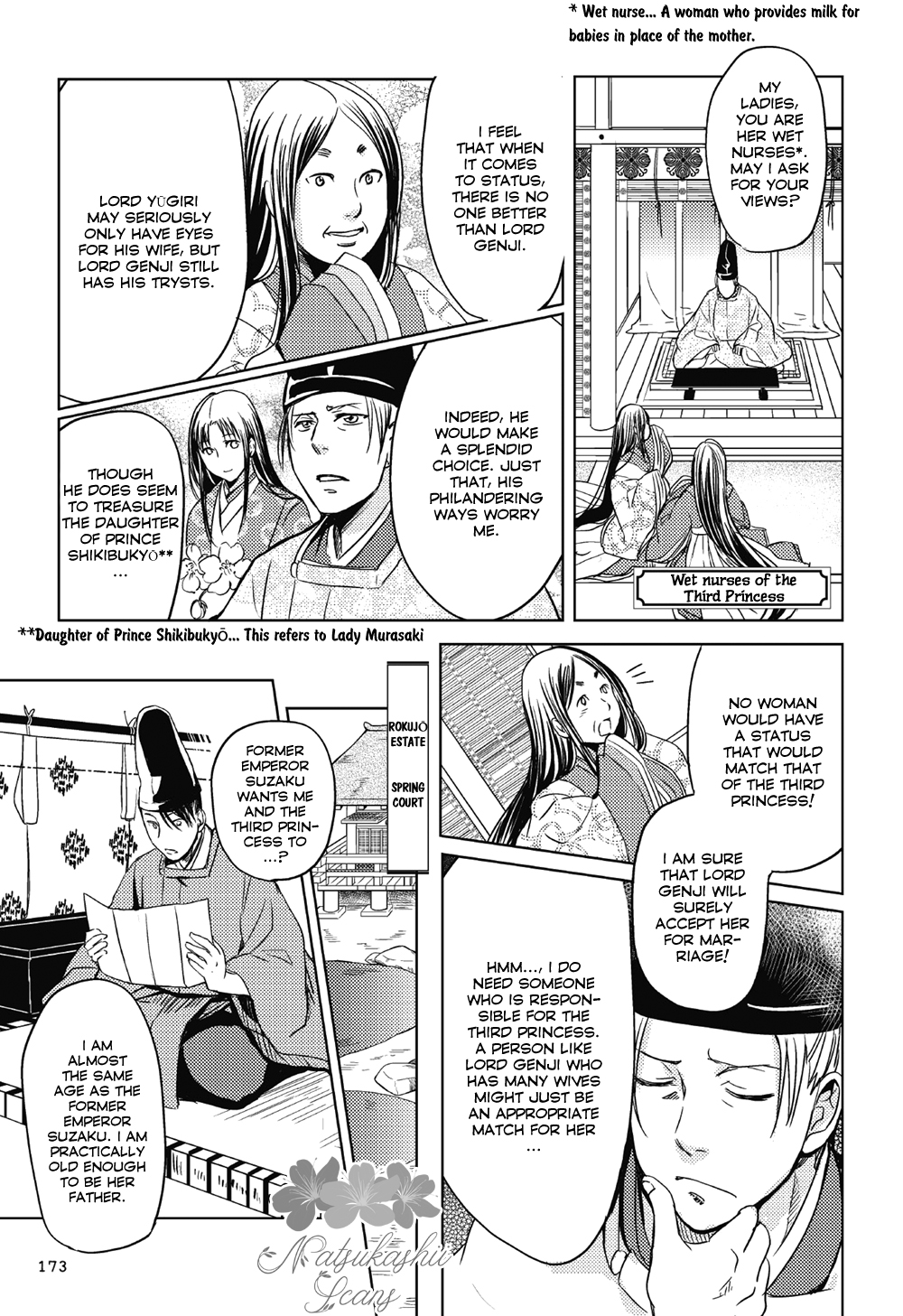 Manga de Yomu Genji Monogatari Chapter 6 page 4 - Chapter 6: Missed Thoughts