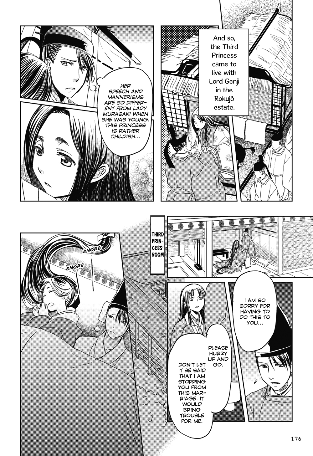 Manga de Yomu Genji Monogatari Chapter 6 page 7 - Chapter 6: Missed Thoughts