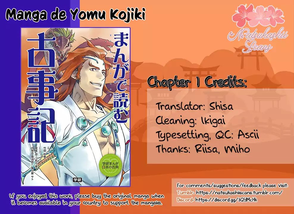 Manga de Yomu Kojiki Chapter 1 page 28 - Chapter 1: The Birth of the Land - The Birth of the Gods