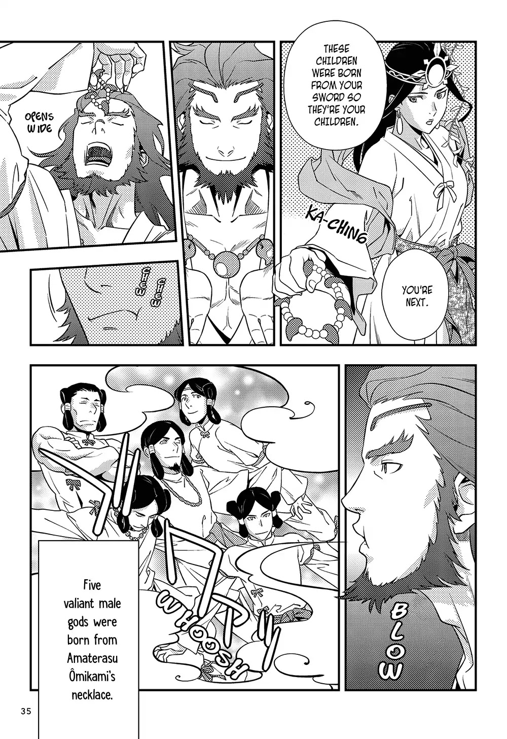 Manga de Yomu Kojiki Chapter 2 page 10 - Chapter 2: The Cave of the Sun God