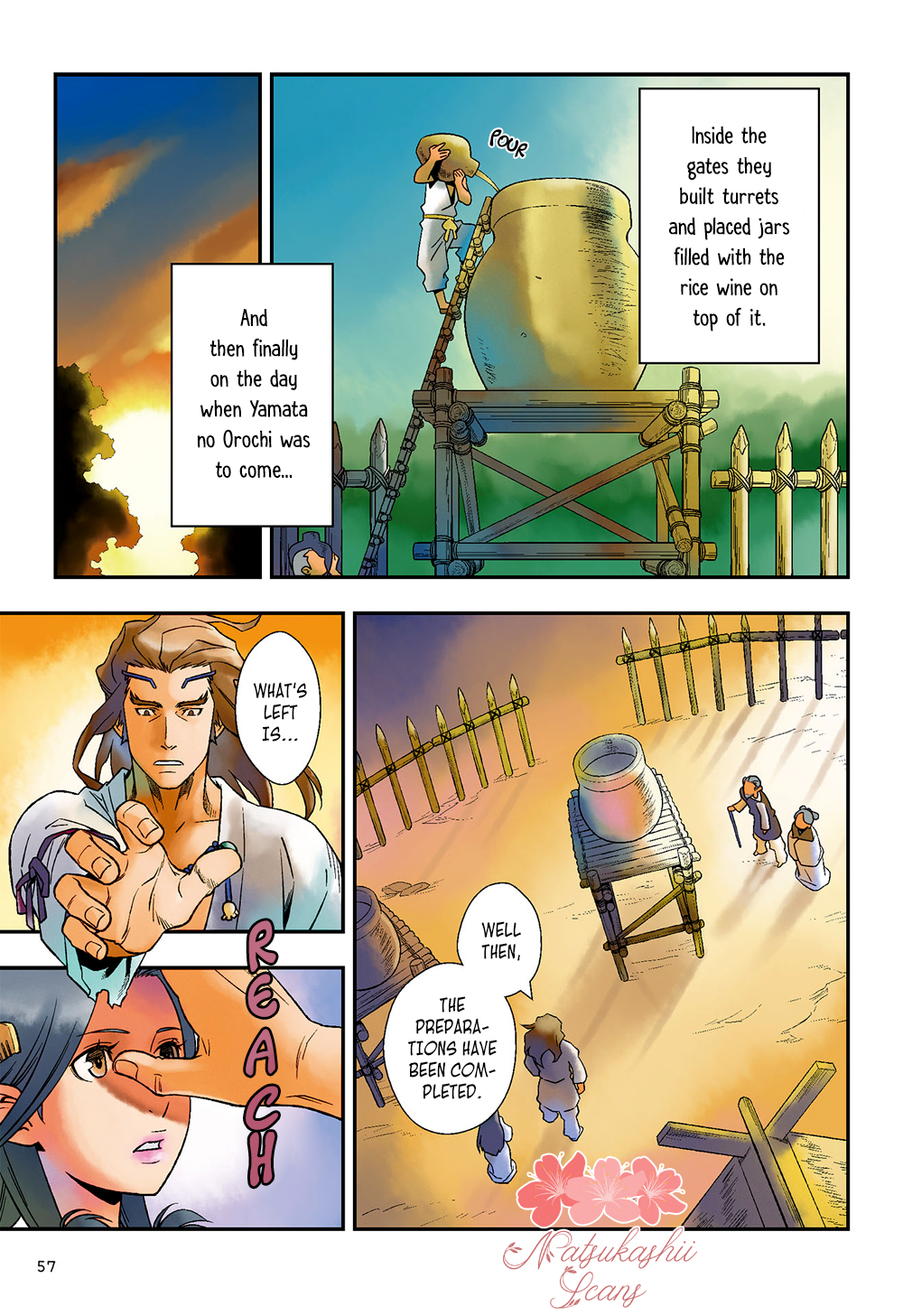 Manga de Yomu Kojiki Chapter 3 page 12 - Chapter 3: The Extermination of Yamata no Orochi