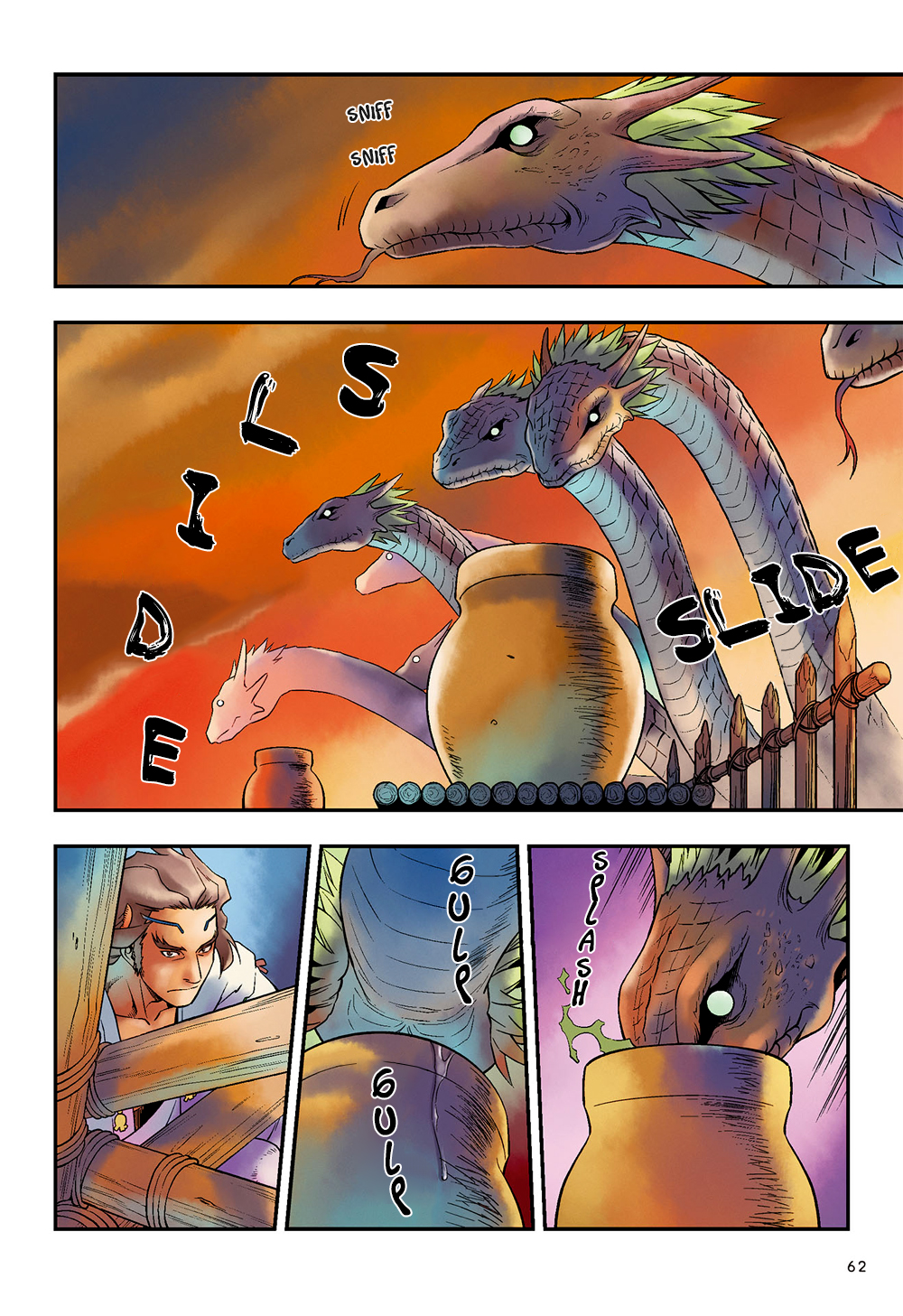 Manga de Yomu Kojiki Chapter 3 page 16 - Chapter 3: The Extermination of Yamata no Orochi