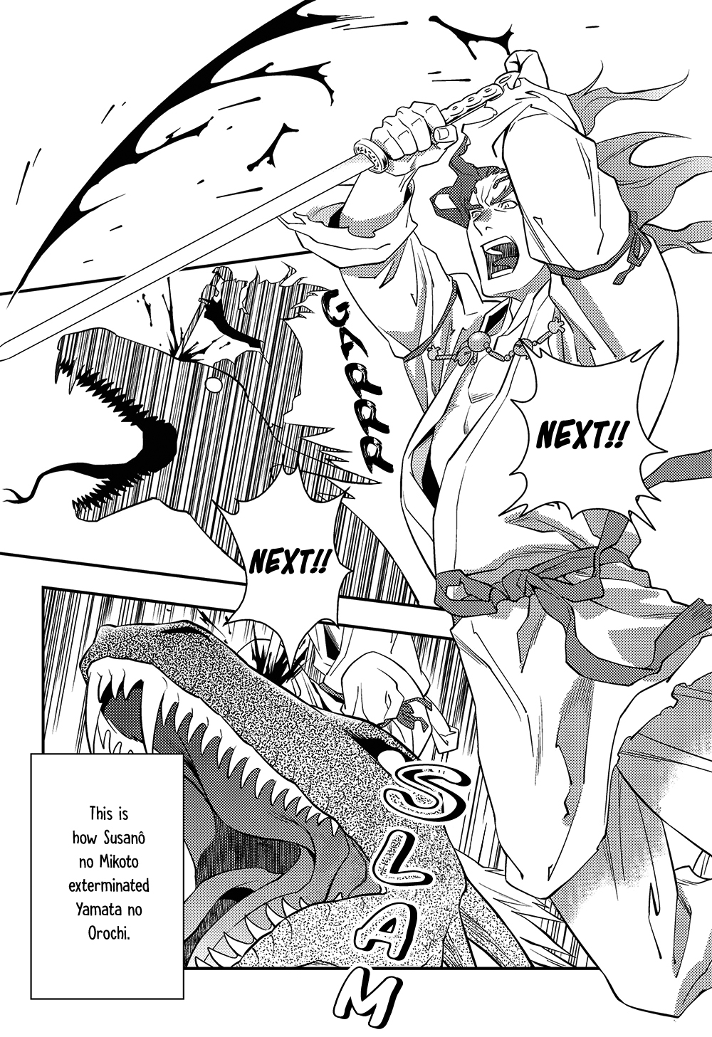 Manga de Yomu Kojiki Chapter 3 page 19 - Chapter 3: The Extermination of Yamata no Orochi