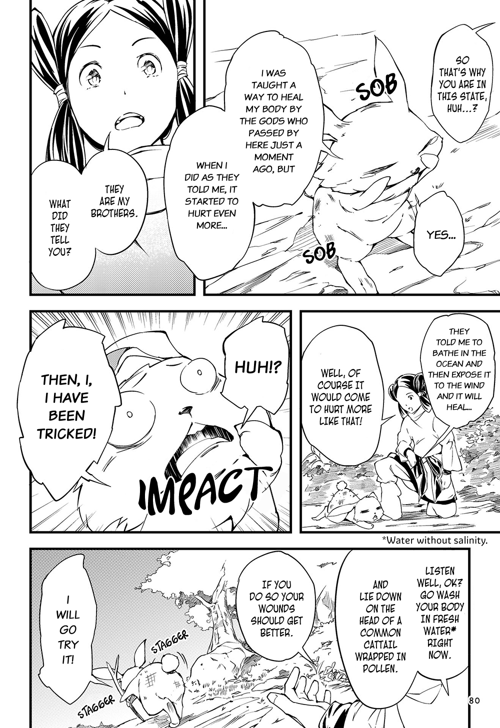 Manga de Yomu Kojiki Chapter 4 page 9 - Chapter 4: Creating a Country 1 - The White Hare of Inaba