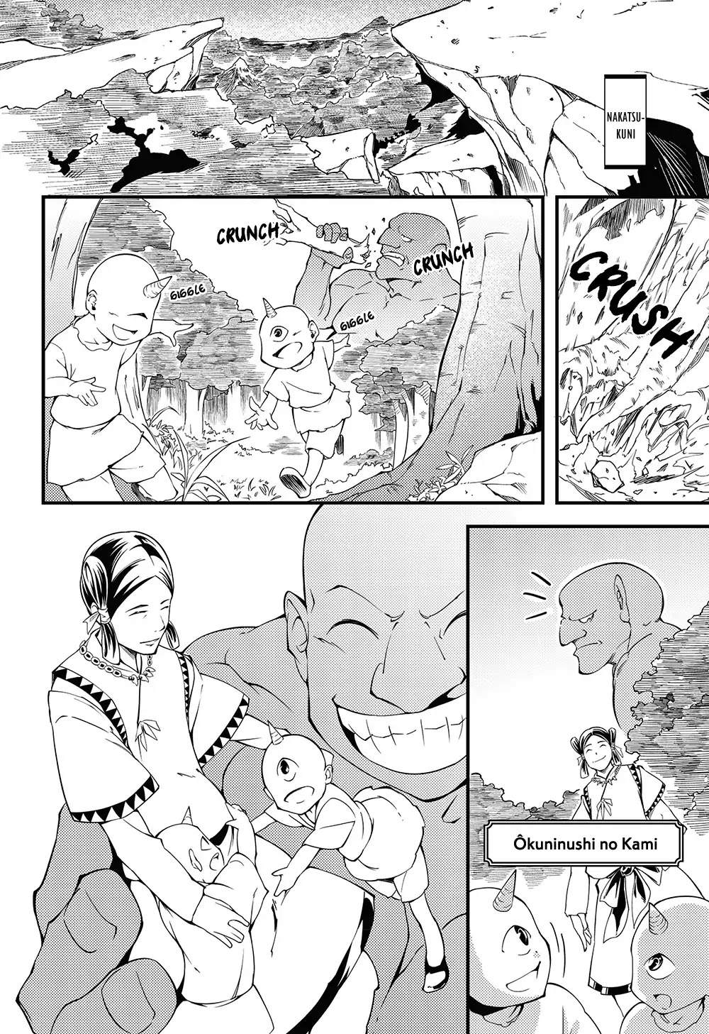 Manga de Yomu Kojiki Chapter 6 page 7 - Chapter 6: Handing over the Country - Tenson Korin