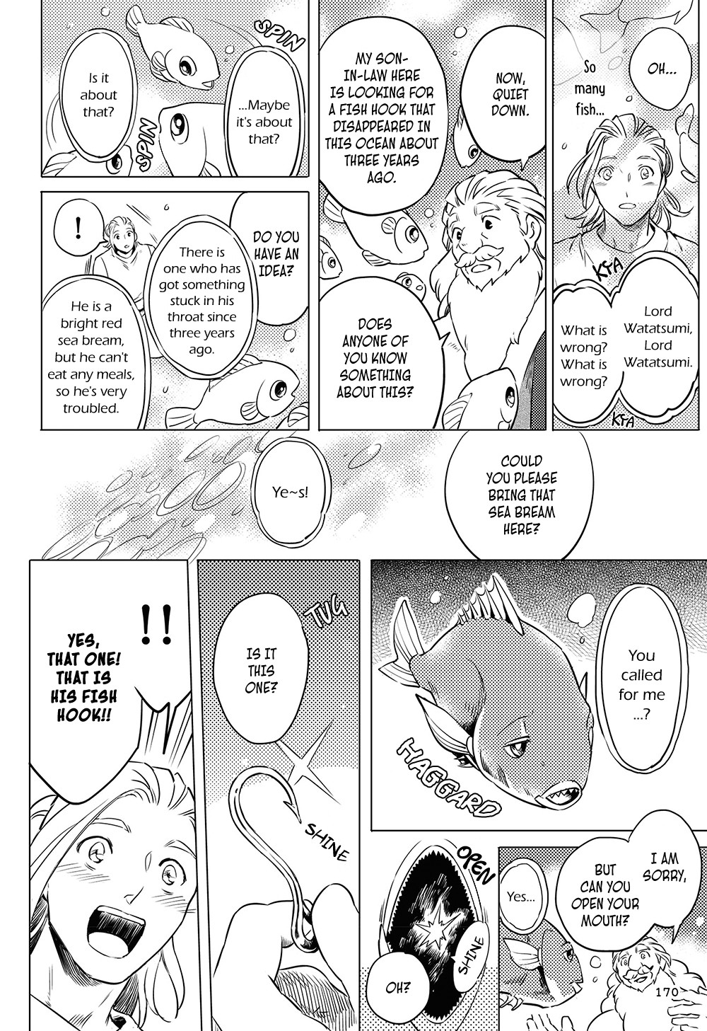 Manga de Yomu Kojiki Chapter 8 page 16 - Chapter 8: Umisachihiko and Yamasachihiko