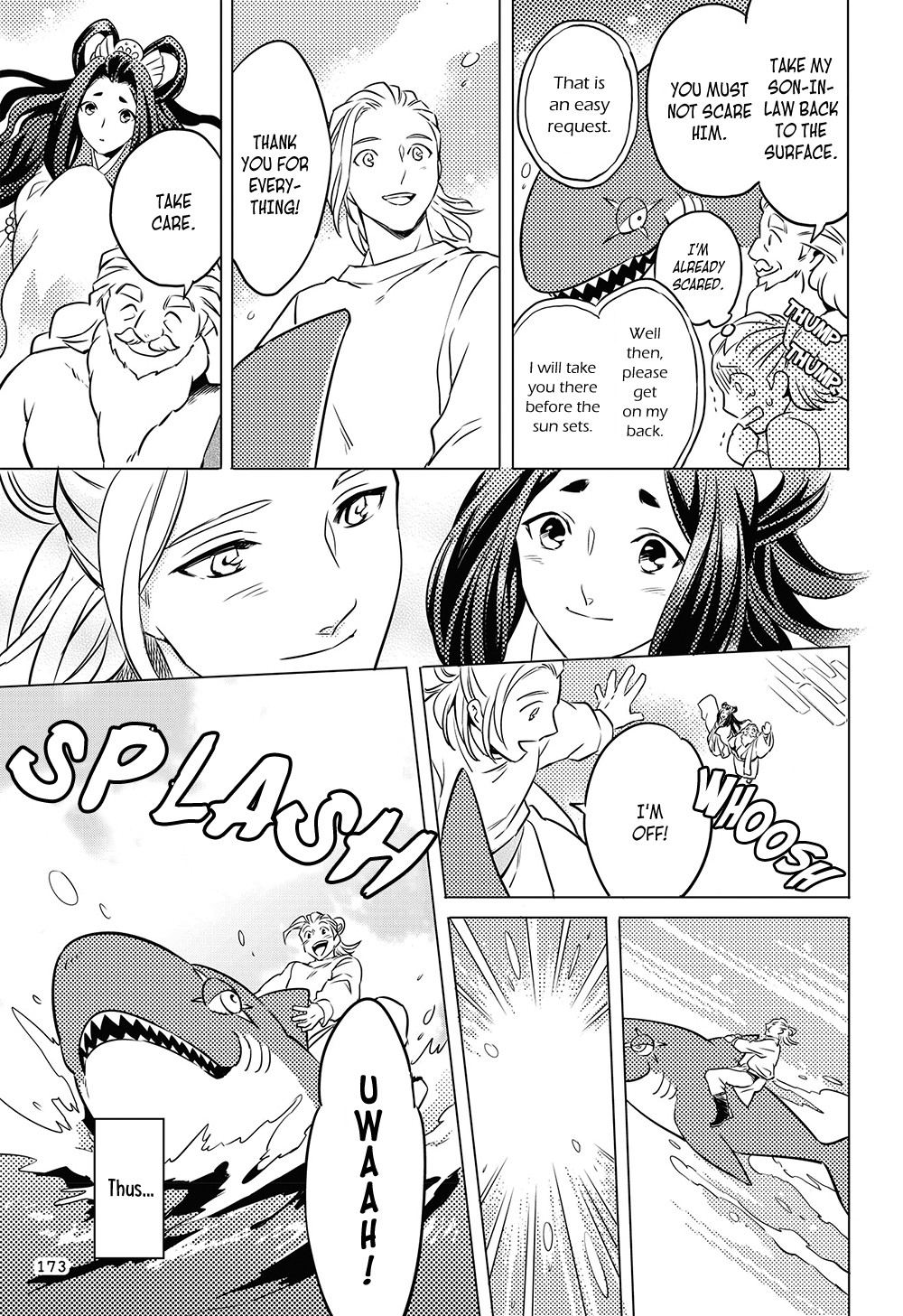 Manga de Yomu Kojiki Chapter 8 page 19 - Chapter 8: Umisachihiko and Yamasachihiko