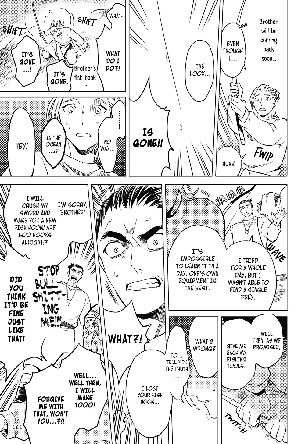 Manga de Yomu Kojiki Chapter 8 page 7 - Chapter 8: Umisachihiko and Yamasachihiko