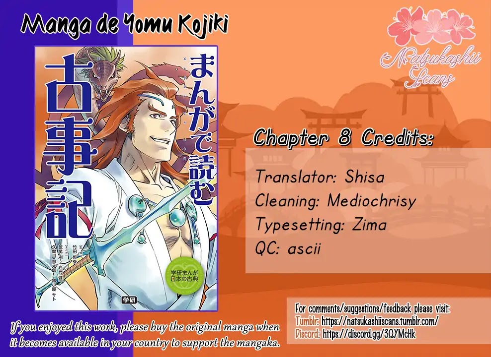 Manga de Yomu Kojiki Chapter 9 page 1 - Chapter 9: The Legend of Yamato Takeru