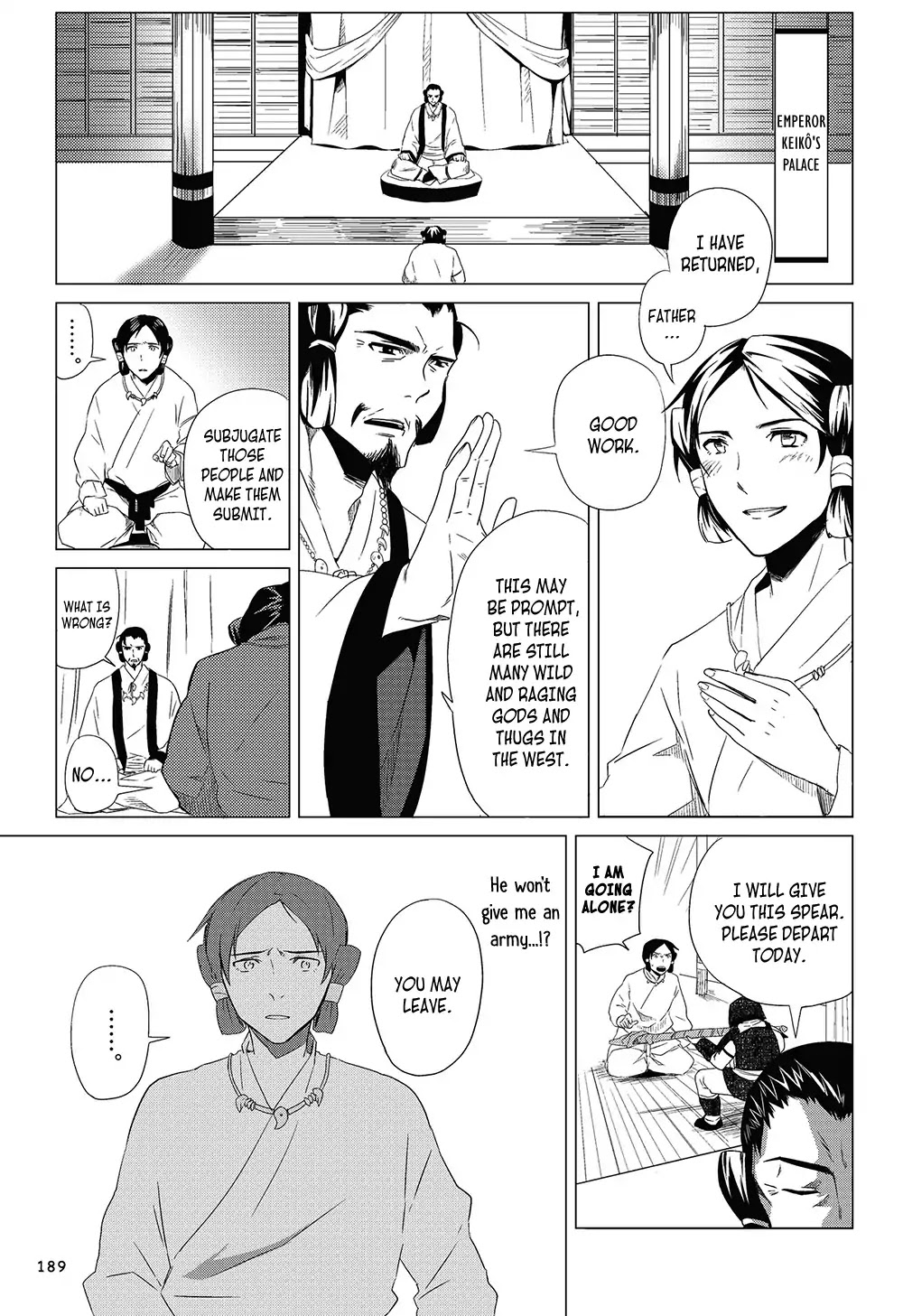 Manga de Yomu Kojiki Chapter 9 page 13 - Chapter 9: The Legend of Yamato Takeru