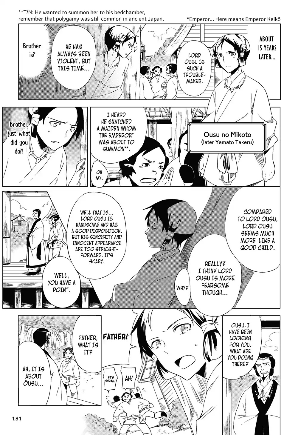 Manga de Yomu Kojiki Chapter 9 page 5 - Chapter 9: The Legend of Yamato Takeru