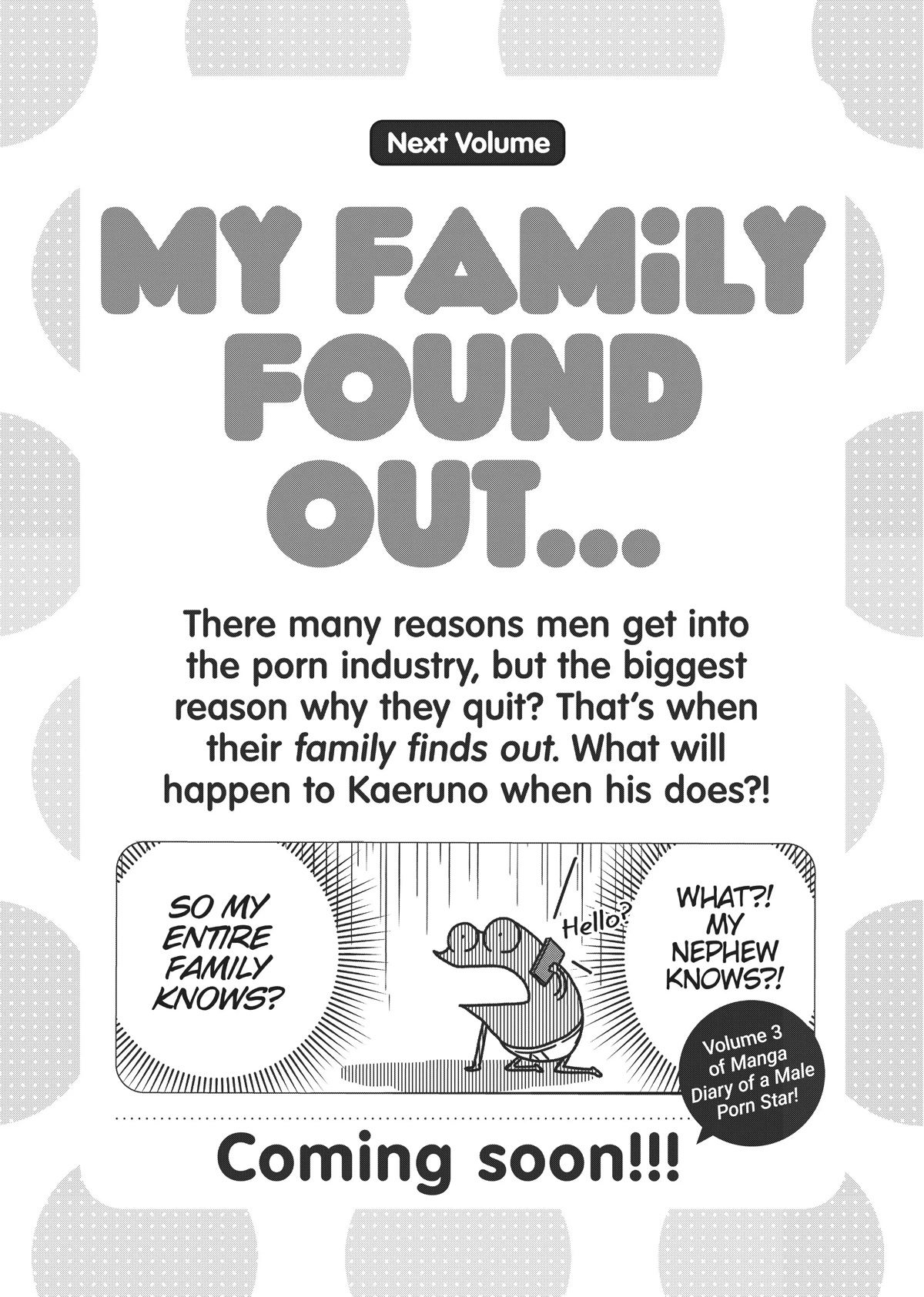 Manga Diary of a Male Porn Star Chapter 22.7 page 3 - Chapter 22.7