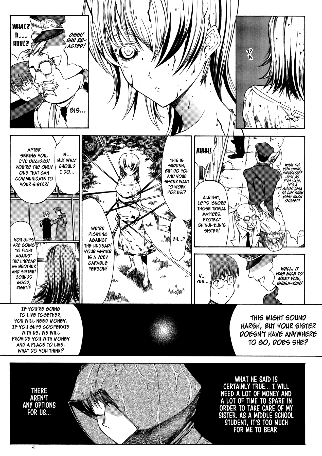 Manga of the Dead Chapter 2.2 page 21 - Chapter 2 v2 : Dead and Fail to Die by Hitoshi Kino
