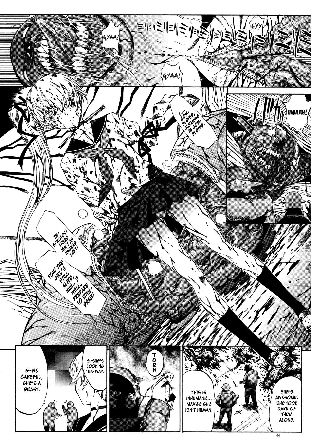 Manga of the Dead Chapter 2.2 page 24 - Chapter 2 v2 : Dead and Fail to Die by Hitoshi Kino