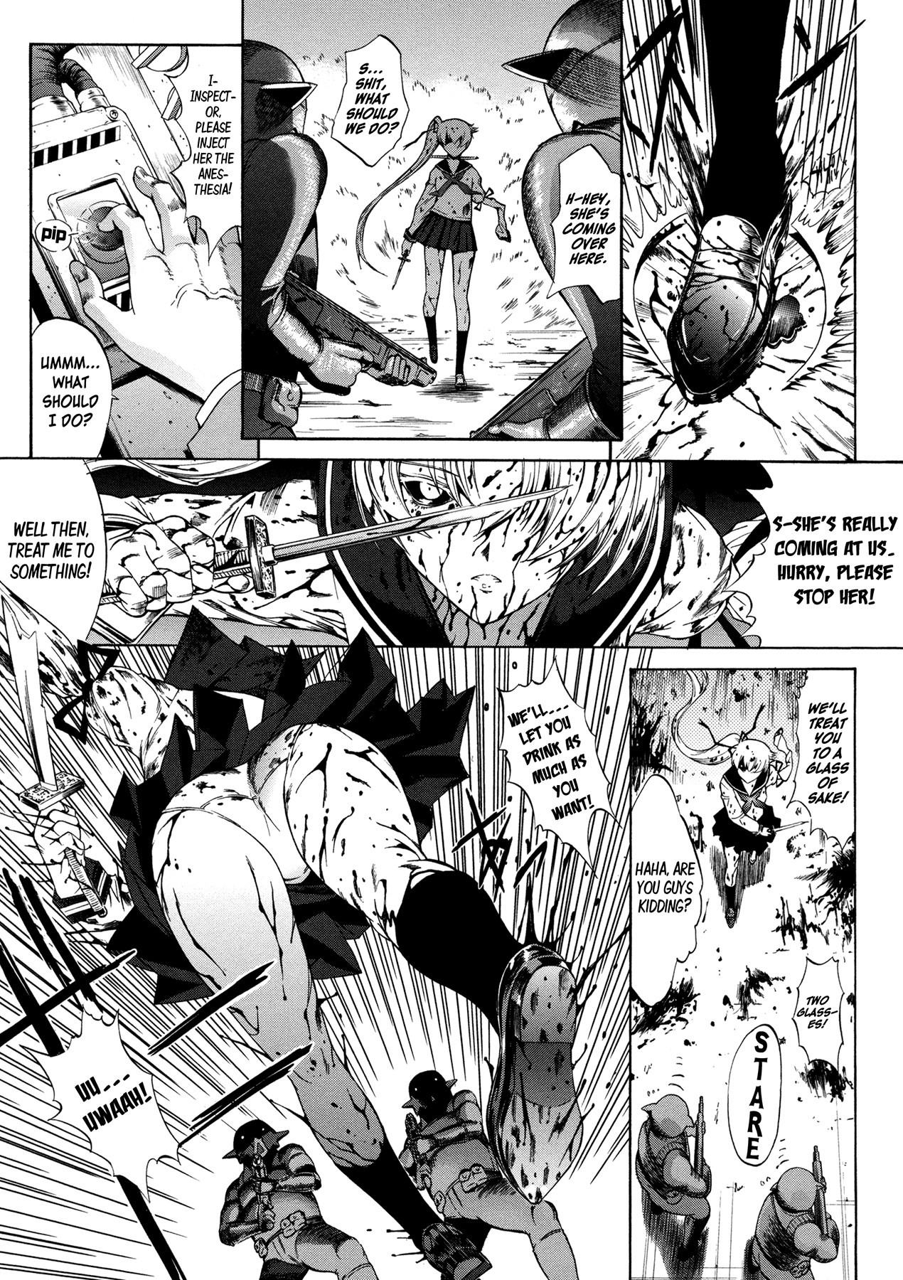 Manga of the Dead Chapter 2.2 page 25 - Chapter 2 v2 : Dead and Fail to Die by Hitoshi Kino