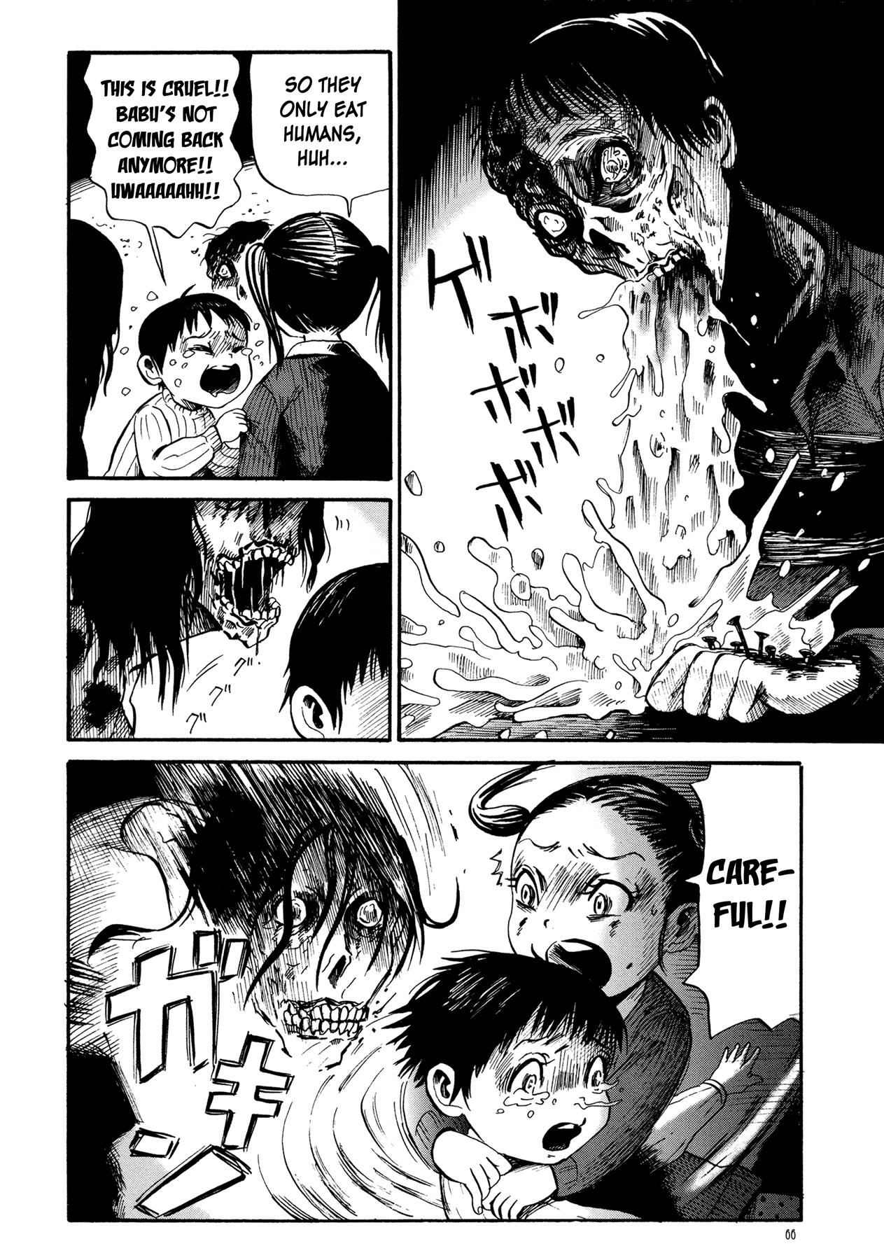 Manga of the Dead Chapter 3.2 page 11 - Chapter 3 v2 : Children Living with Corpses by Uguisu Sachiko