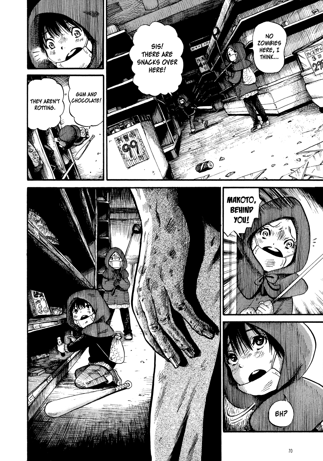 Manga of the Dead Chapter 3.2 page 15 - Chapter 3 v2 : Children Living with Corpses by Uguisu Sachiko