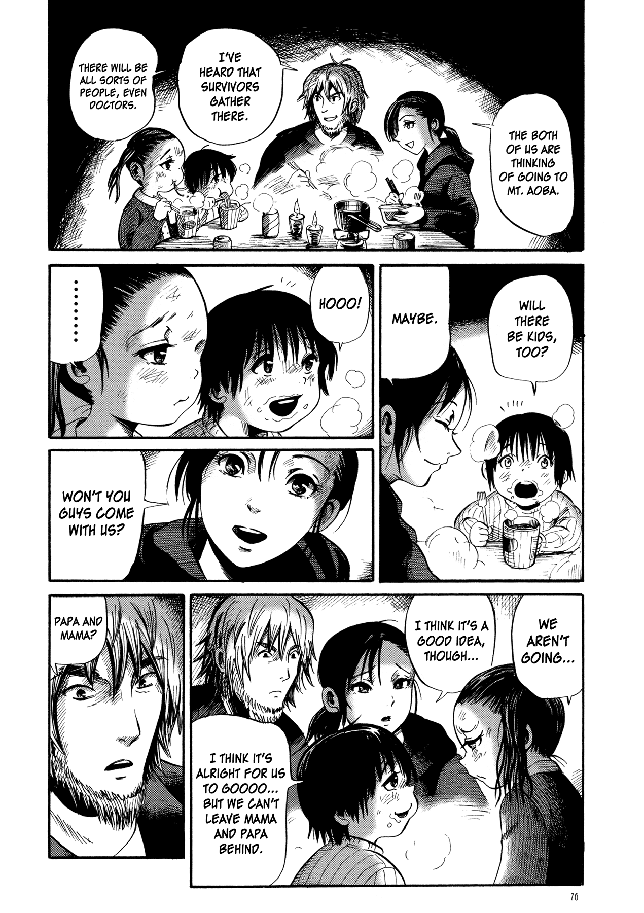 Manga of the Dead Chapter 3.2 page 21 - Chapter 3 v2 : Children Living with Corpses by Uguisu Sachiko