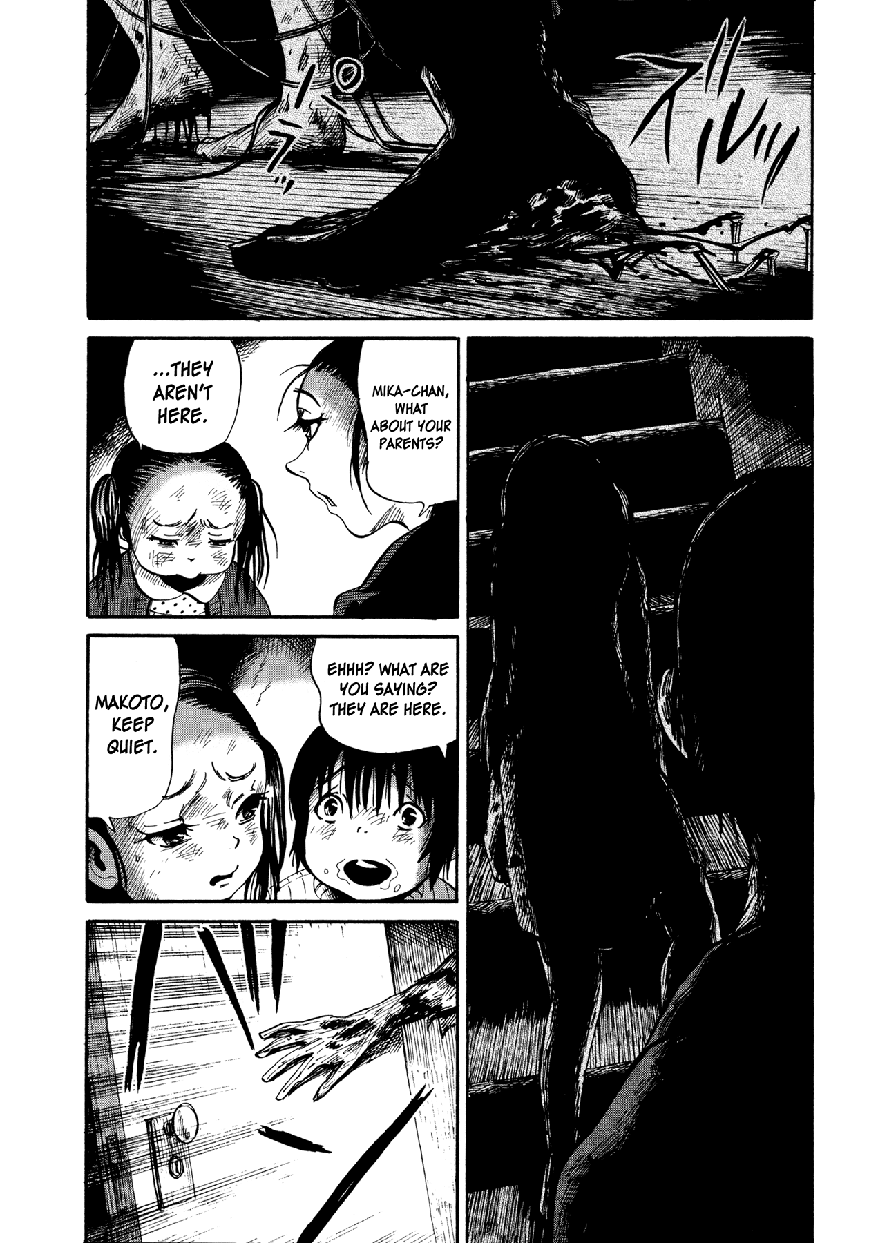 Manga of the Dead Chapter 3.2 page 22 - Chapter 3 v2 : Children Living with Corpses by Uguisu Sachiko