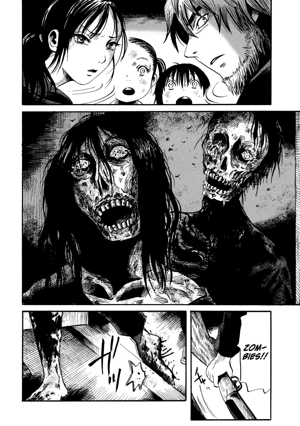 Manga of the Dead Chapter 3.2 page 23 - Chapter 3 v2 : Children Living with Corpses by Uguisu Sachiko