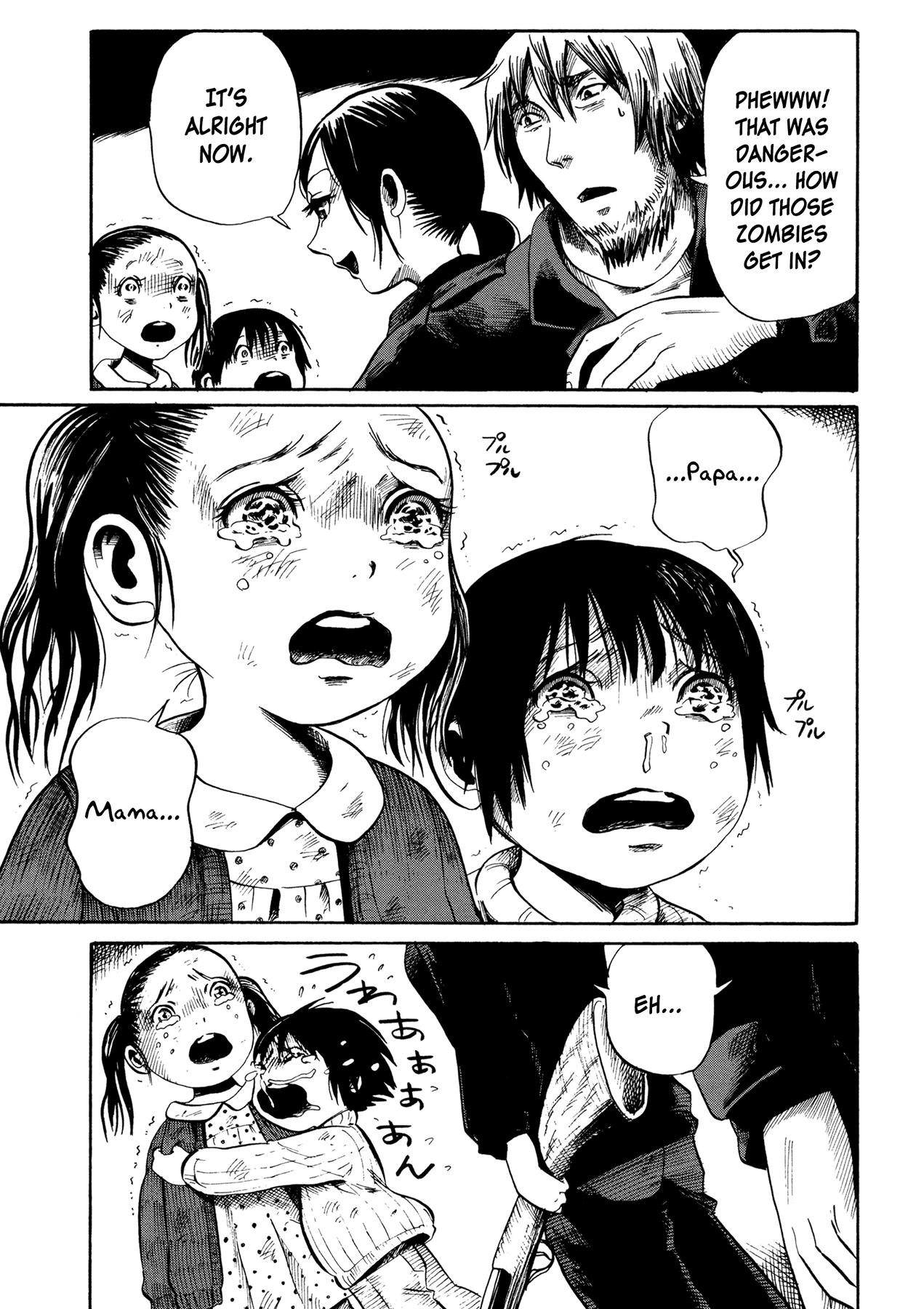 Manga of the Dead Chapter 3.2 page 26 - Chapter 3 v2 : Children Living with Corpses by Uguisu Sachiko