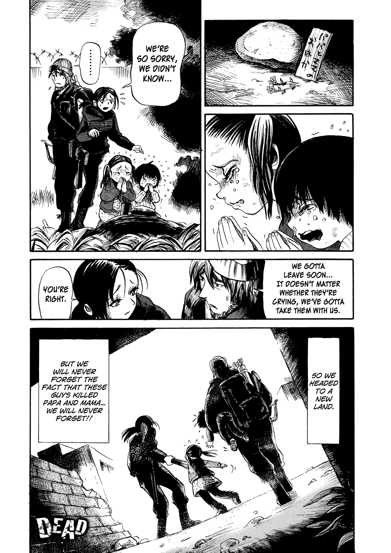 Manga of the Dead Chapter 3.2 page 27 - Chapter 3 v2 : Children Living with Corpses by Uguisu Sachiko