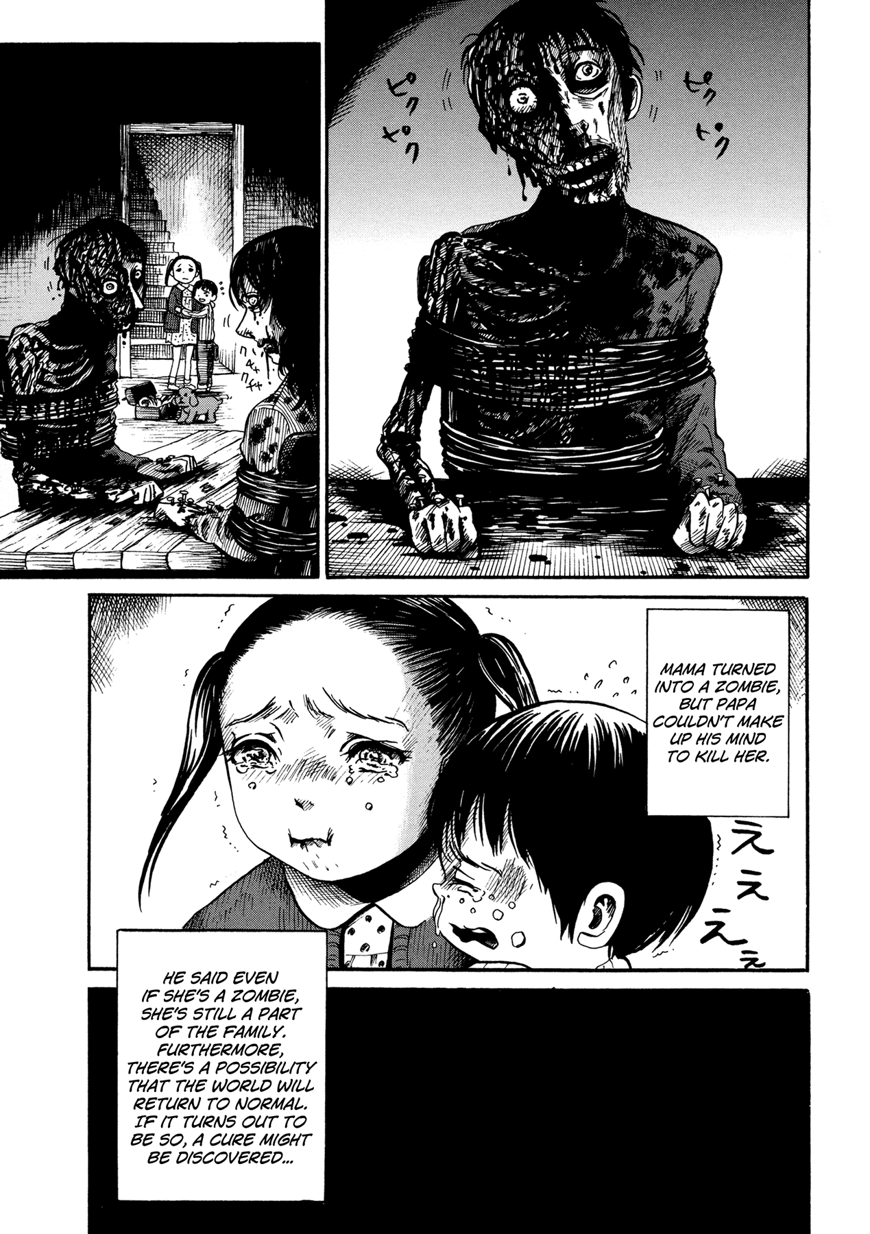 Manga of the Dead Chapter 3.2 page 6 - Chapter 3 v2 : Children Living with Corpses by Uguisu Sachiko