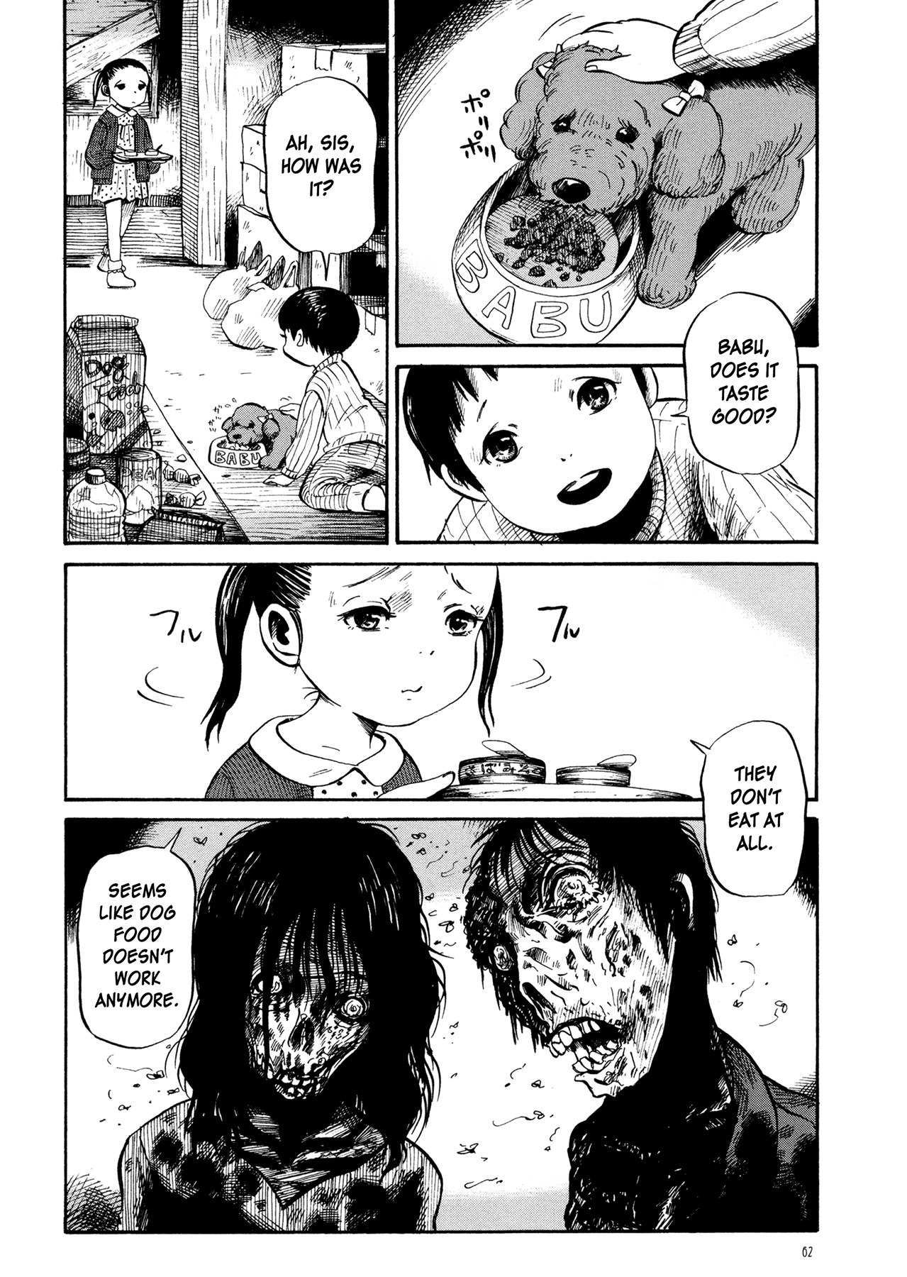 Manga of the Dead Chapter 3.2 page 7 - Chapter 3 v2 : Children Living with Corpses by Uguisu Sachiko