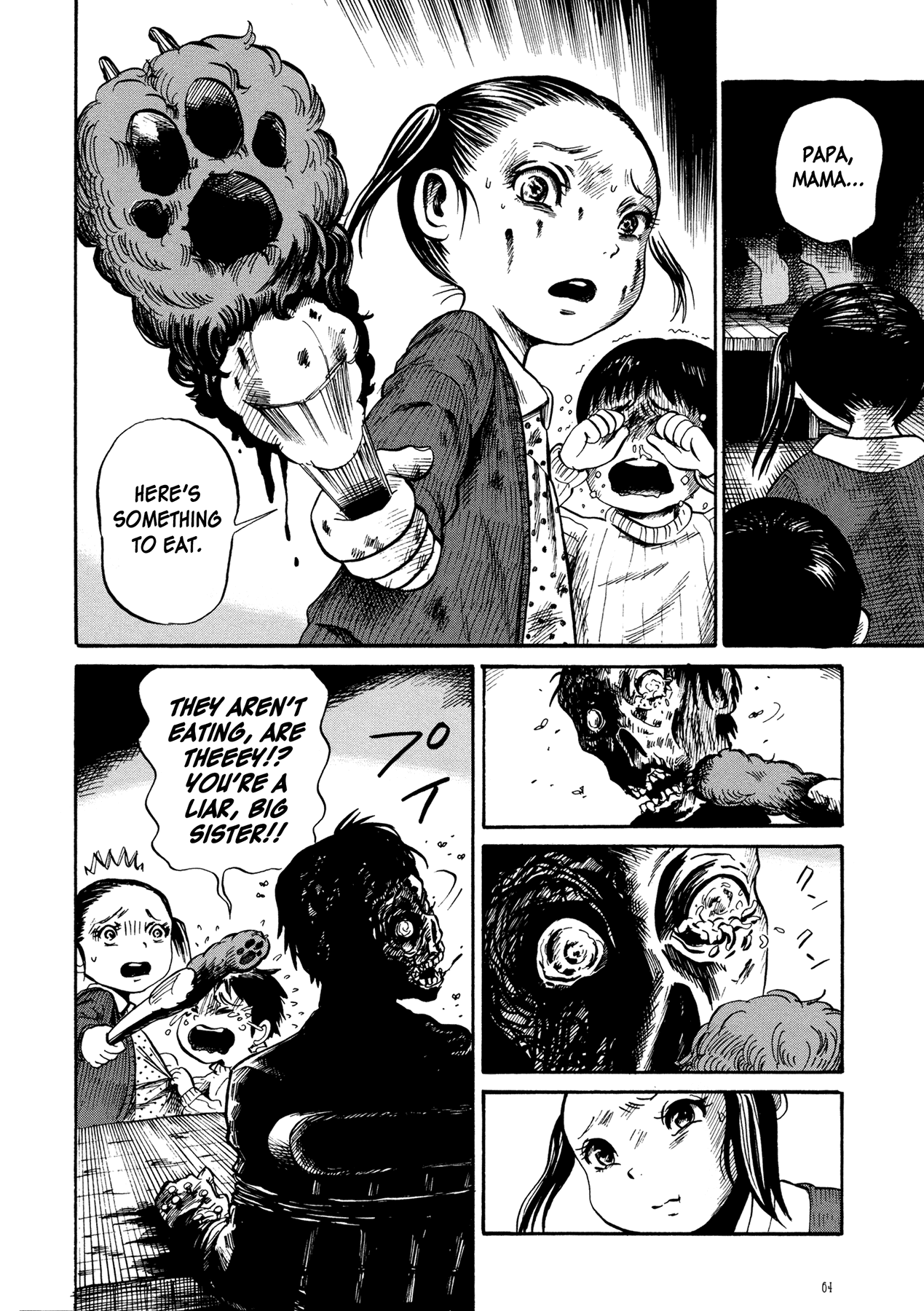 Manga of the Dead Chapter 3.2 page 9 - Chapter 3 v2 : Children Living with Corpses by Uguisu Sachiko