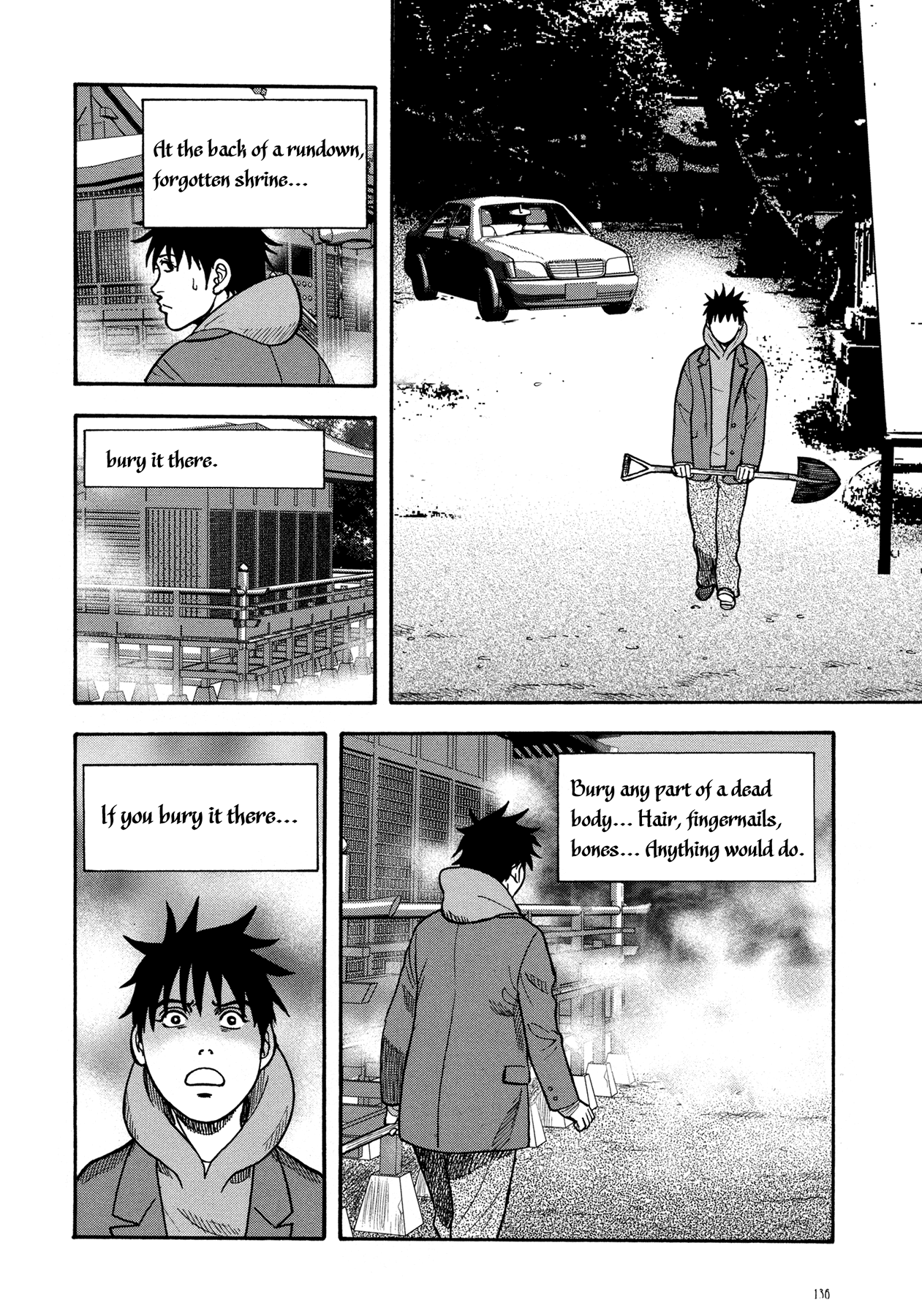 Manga of the Dead Chapter 5.2 page 35 - Chapter 5 v2 : Forest of Spirits by Hokazono Masaya