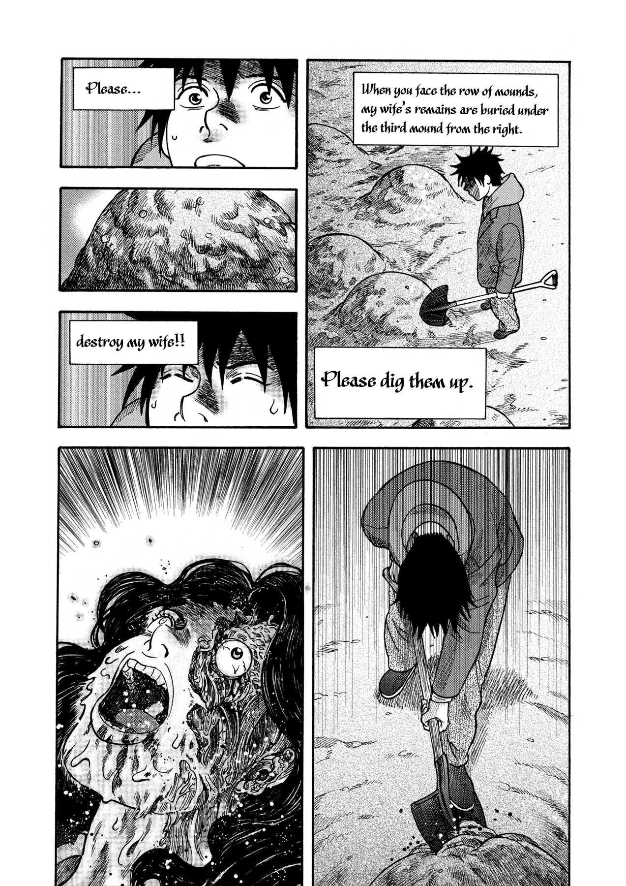 Manga of the Dead Chapter 5.2 page 38 - Chapter 5 v2 : Forest of Spirits by Hokazono Masaya
