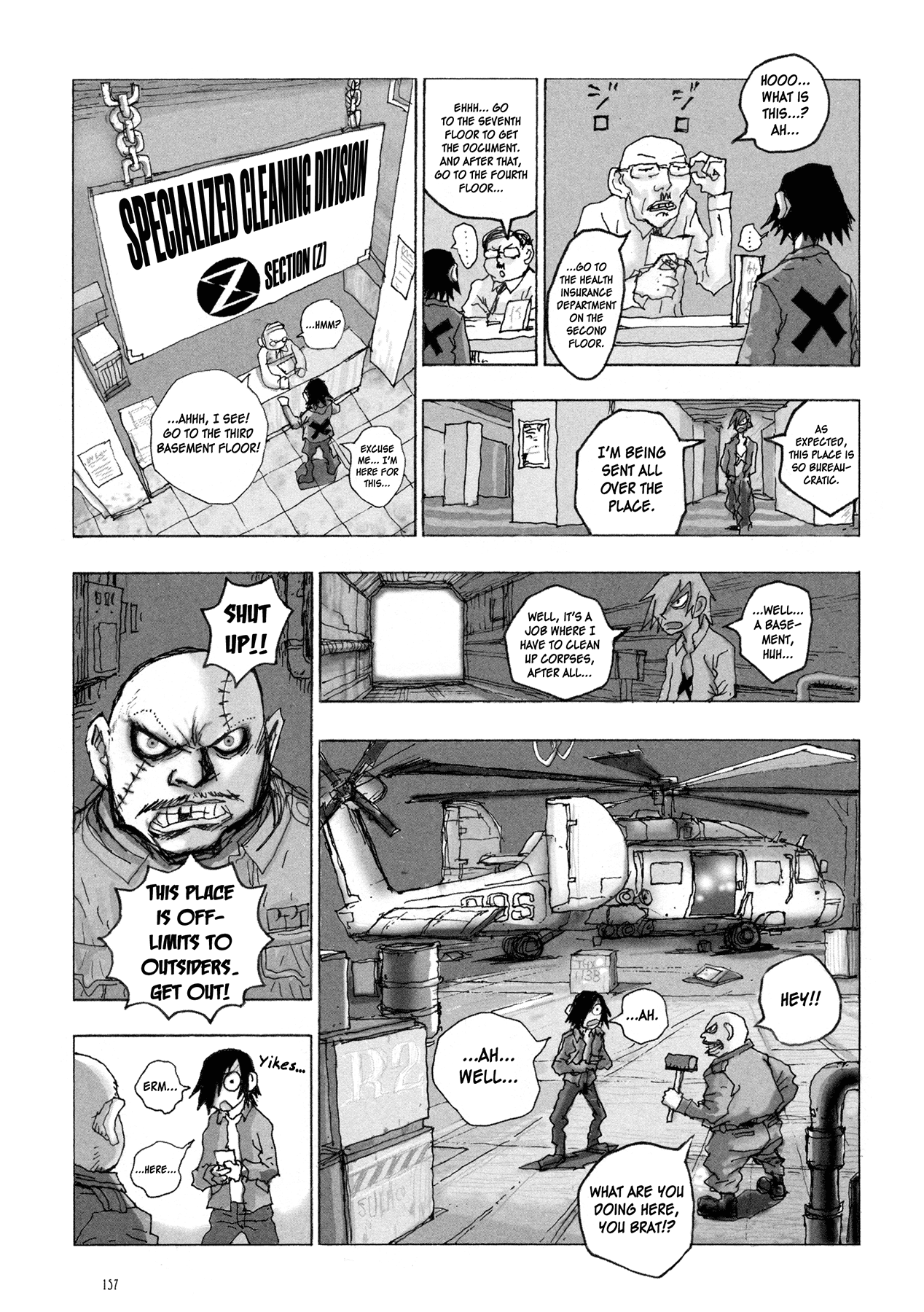 Manga of the Dead Chapter 6.2 page 12 - Chapter 6 v2 : Zombie Boy by Hiromoto Shinichi