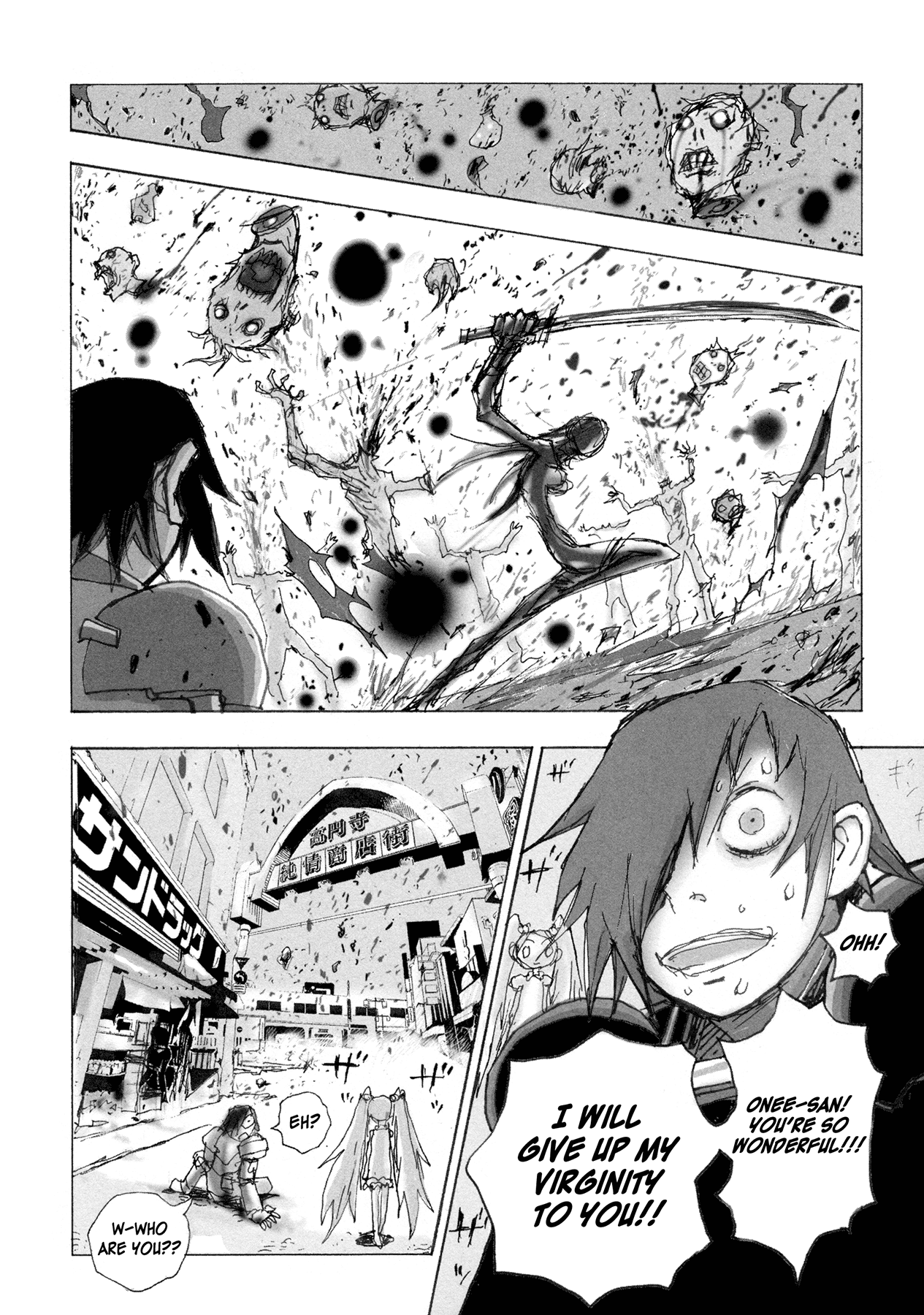 Manga of the Dead Chapter 6.2 page 23 - Chapter 6 v2 : Zombie Boy by Hiromoto Shinichi