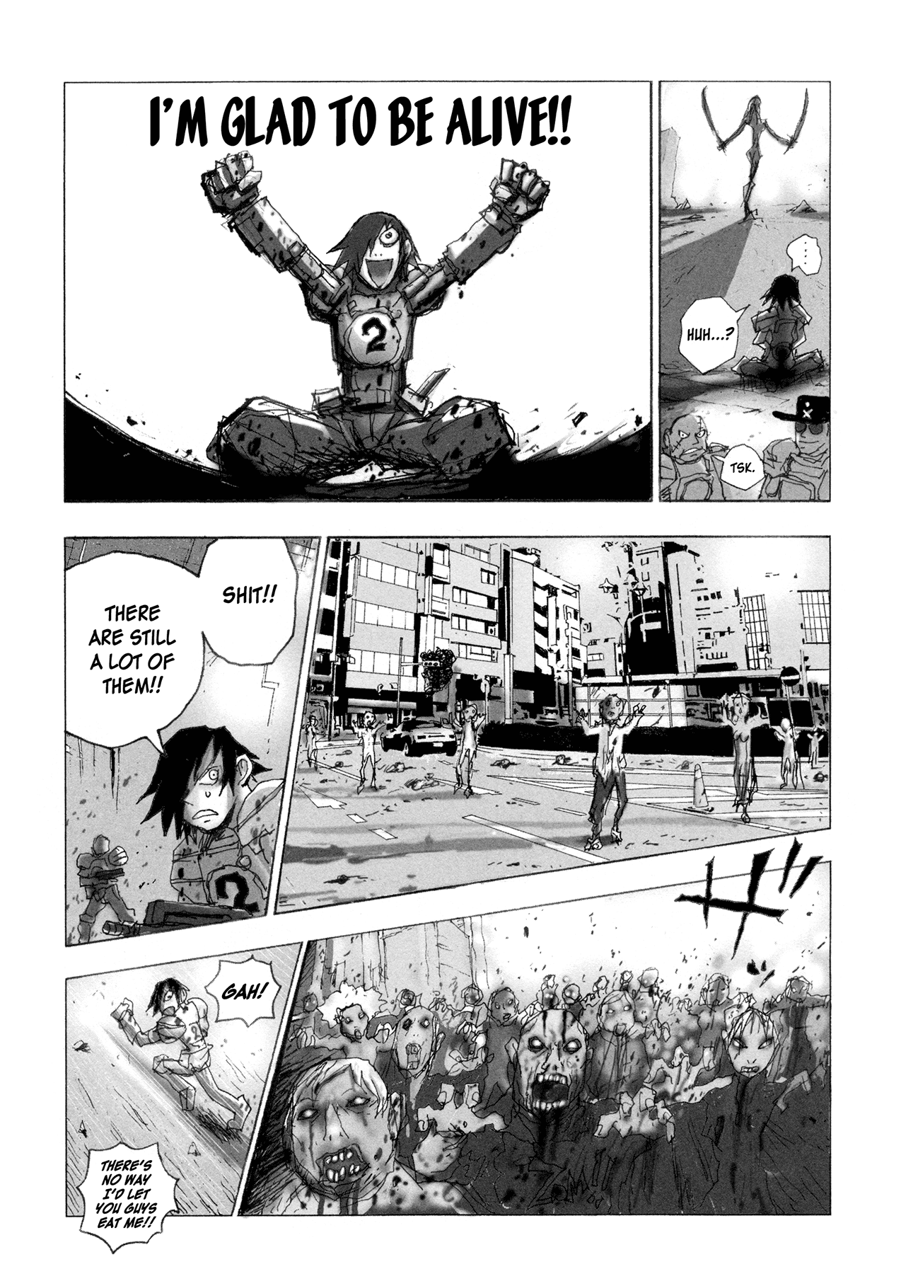 Manga of the Dead Chapter 6.2 page 28 - Chapter 6 v2 : Zombie Boy by Hiromoto Shinichi
