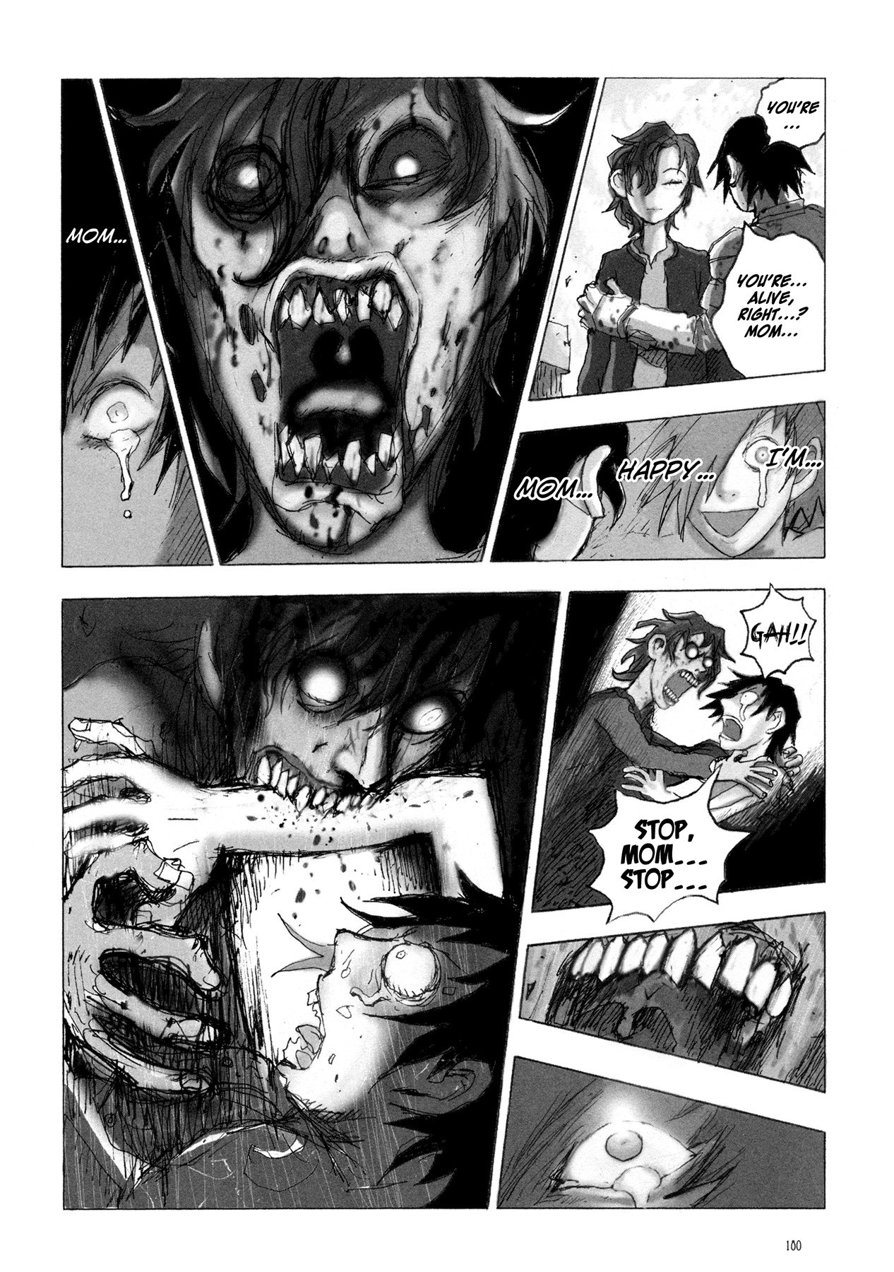 Manga of the Dead Chapter 6.2 page 35 - Chapter 6 v2 : Zombie Boy by Hiromoto Shinichi