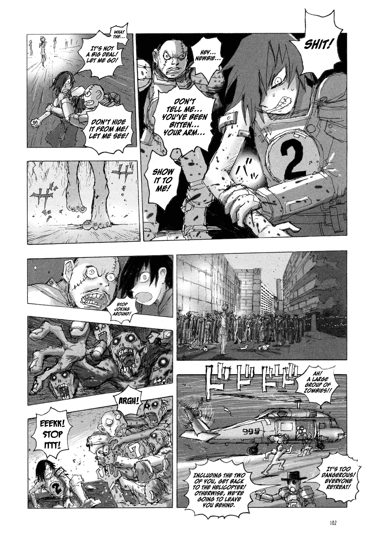 Manga of the Dead Chapter 6.2 page 37 - Chapter 6 v2 : Zombie Boy by Hiromoto Shinichi
