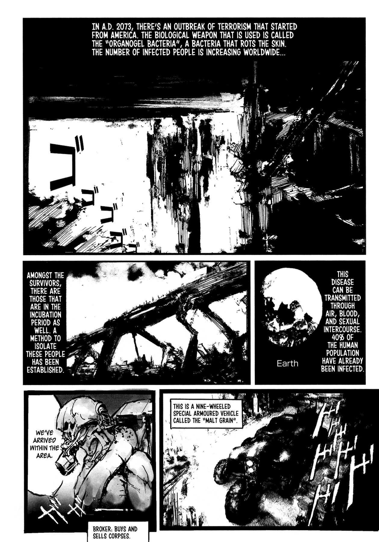 Manga of the Dead Chapter 8.2 page 3 - Chapter 8 v2 : Organic Human Solution: Organogel by Fukao Atsushi [End]