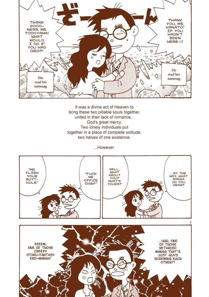 Mangaka Chou Zankoku Monogatari Chapter 16 page 5 - Chapter 16: Mr. No Women vs. Ms. No Men
