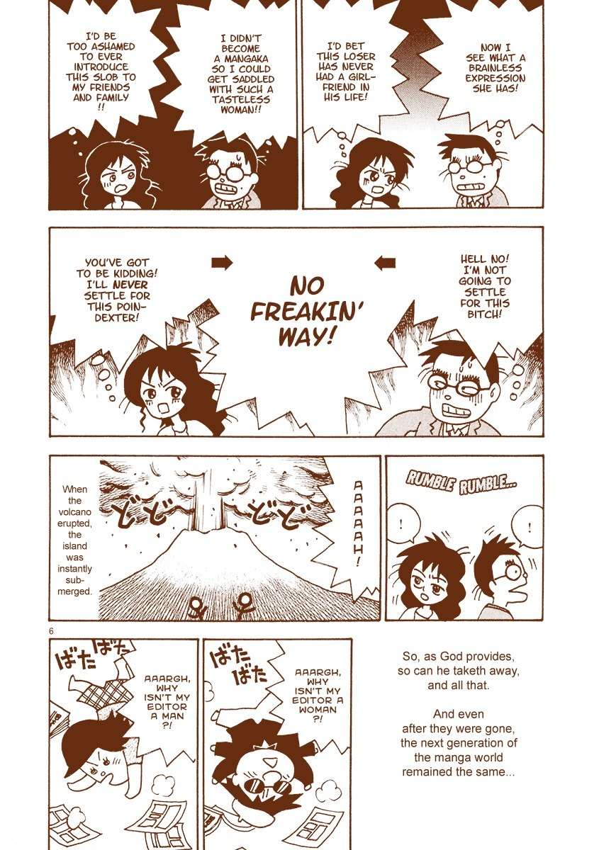 Mangaka Chou Zankoku Monogatari Chapter 16 page 6 - Chapter 16: Mr. No Women vs. Ms. No Men